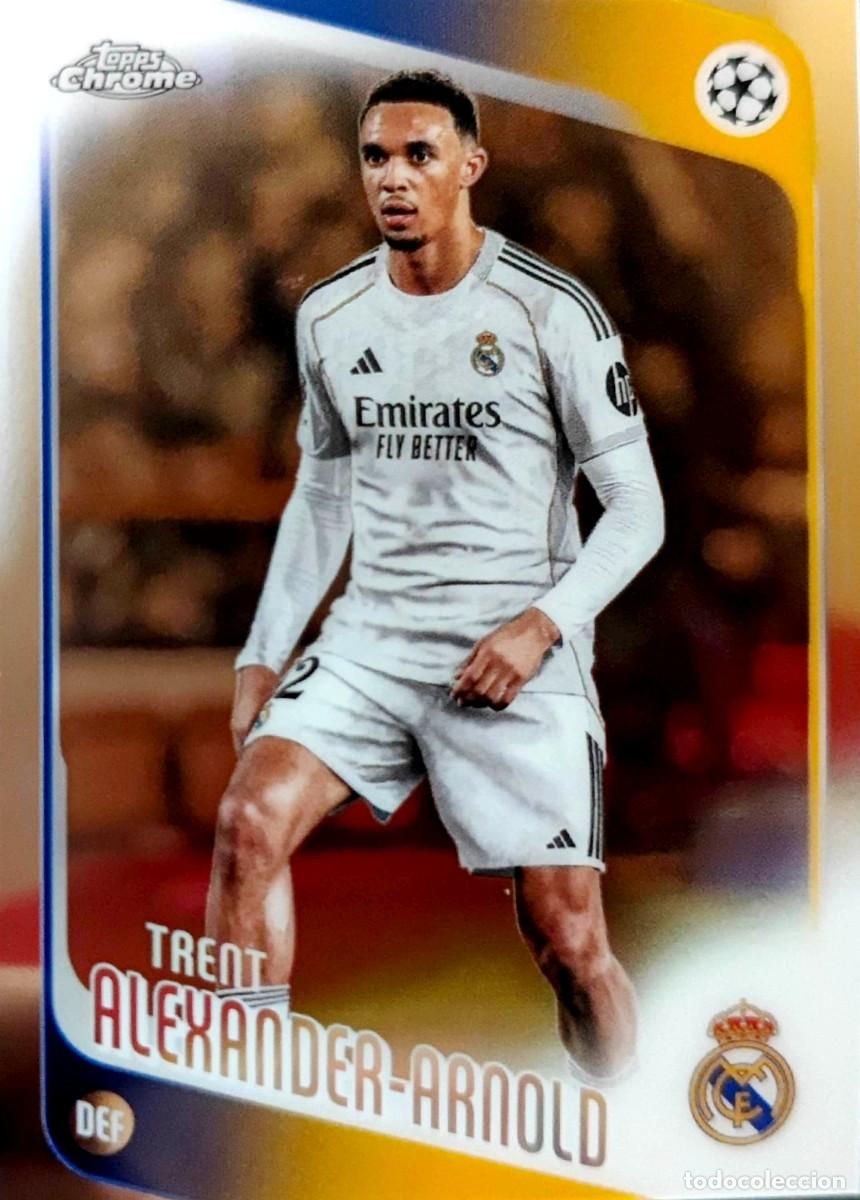 Fu&szlig;ball-Sticker: 141 Trent Alexander-Arnold - Real Madrid - Topps Chrome UCC Flagship 2025 2026 25 26