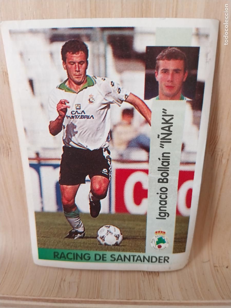 Fu&szlig;ball-Sticker: I&Ntilde;AKI RACING SANTANDER 259 PANINI LIGA 1996 96 97 CROMO ADHESIVO SIN PEGAR NUNCA