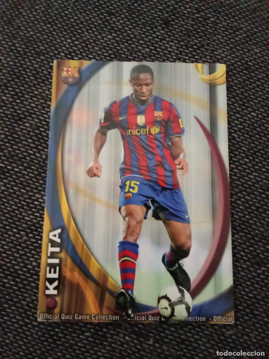 Fu&szlig;ball-Sticker: 14 keita FC Barcelona quiz game collection 2011