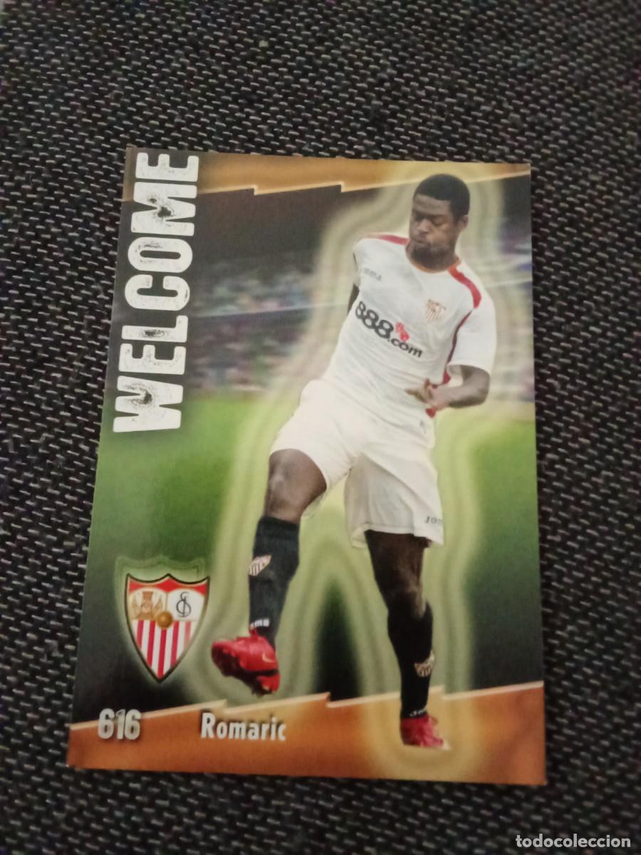 Cromos de F&uacute;tbol: 616 romaric Sevilla welcome mate puntas cuadradas las fichas de la liga 2009