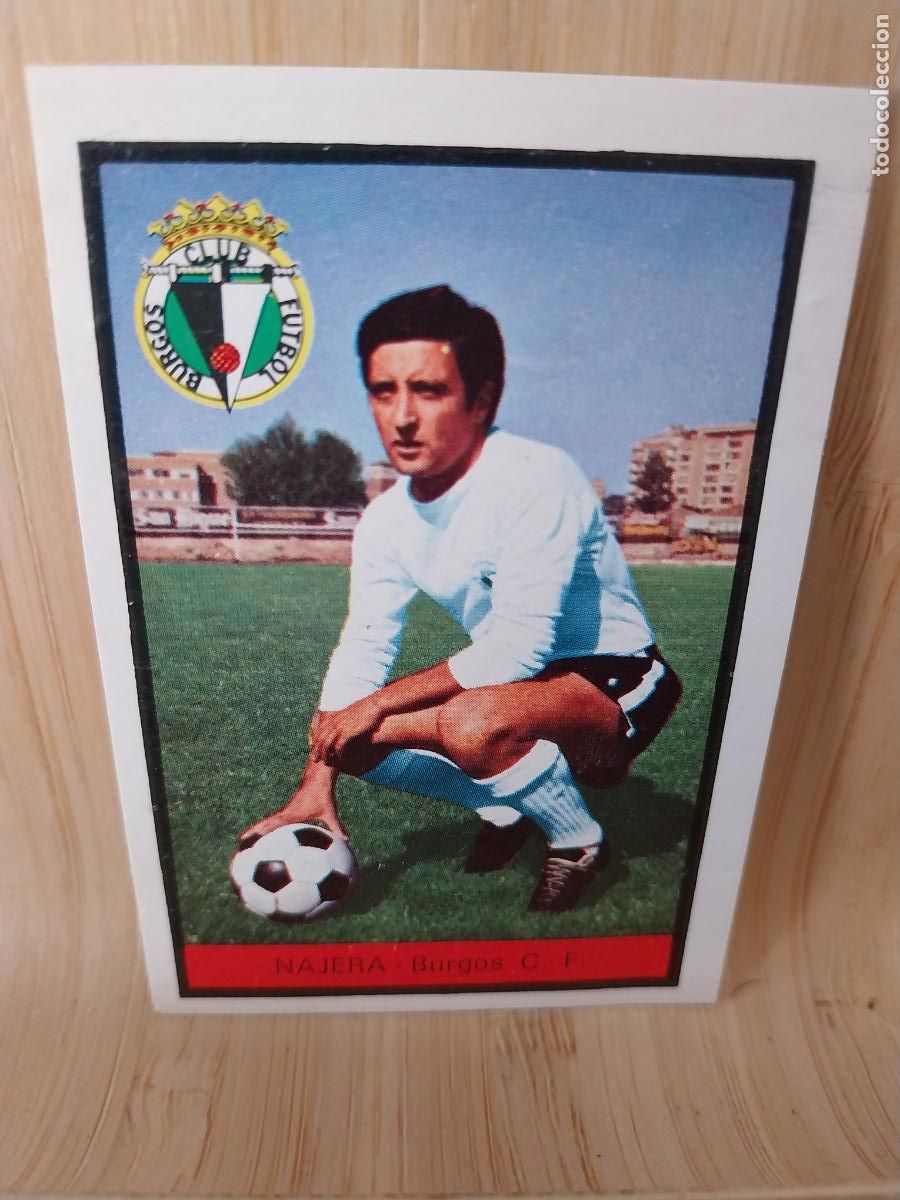 Cromos de F&uacute;tbol: NAJERA BURGOS LIGA 72 73 1972 ED FHER CROMO RECUPERADO VENTANILLA ORIGINAL