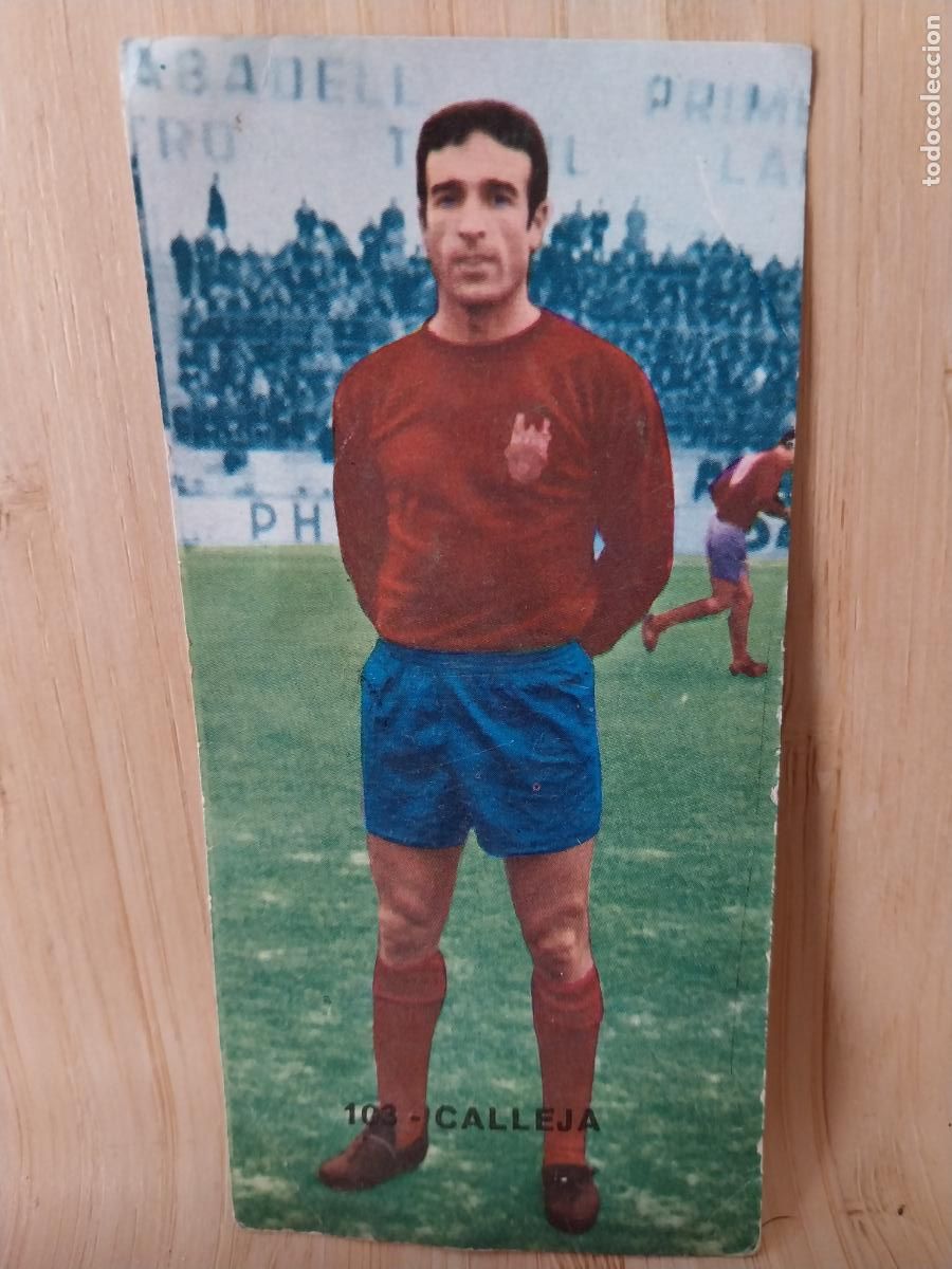 Cromos de F&uacute;tbol: CAJJEJA PONTEVEDRA 103 A&Ntilde;O 1968 68 69 ED RUIZ ROMERO CROMO RECUPERADO ORIGINAL VENTANILLA