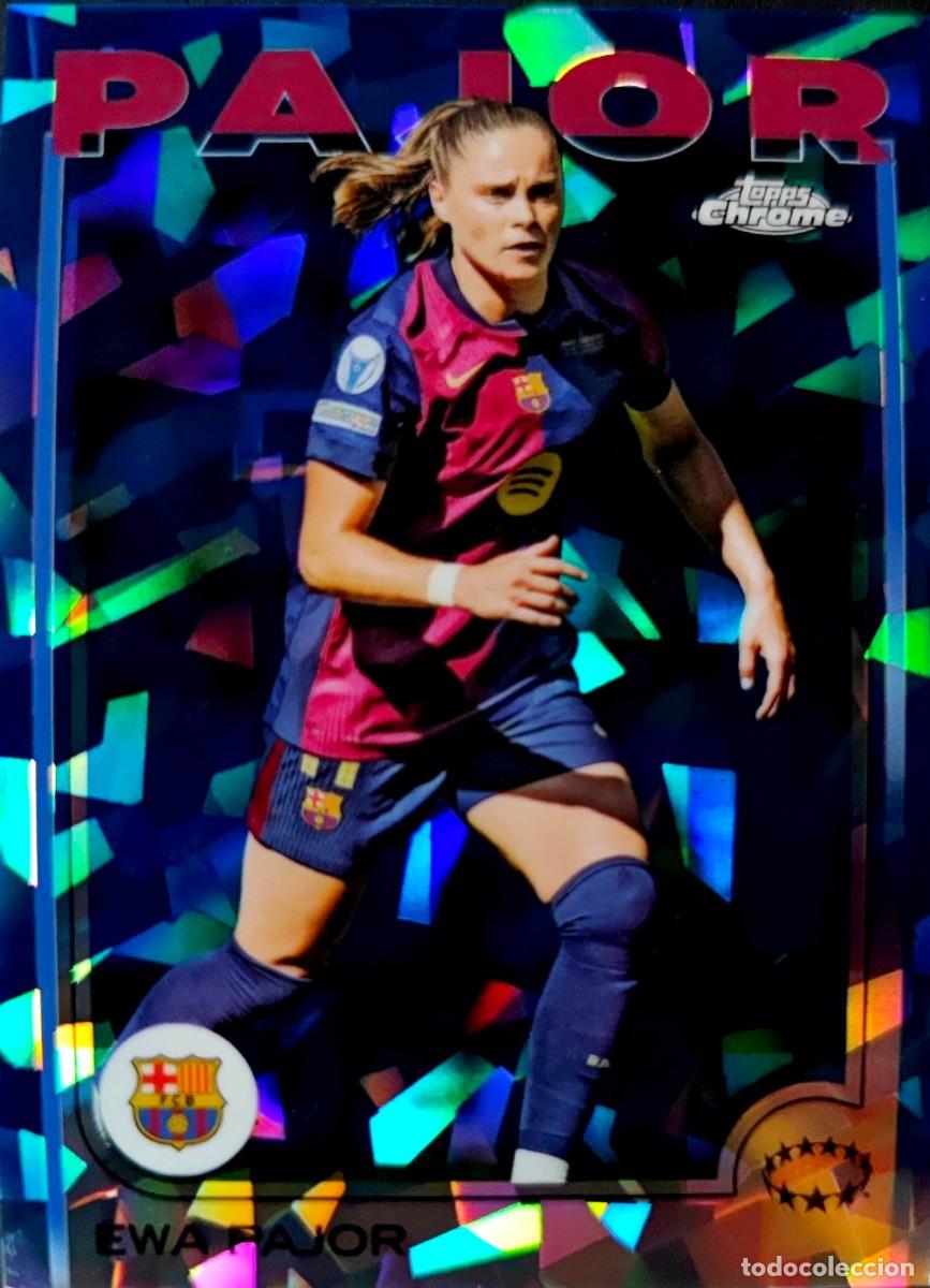 Cromos de F&uacute;tbol: 98 Ewa Pajor - FC Barcelona - Topps UWCL Chrome Sapphire Edition 2024 2025 24 25