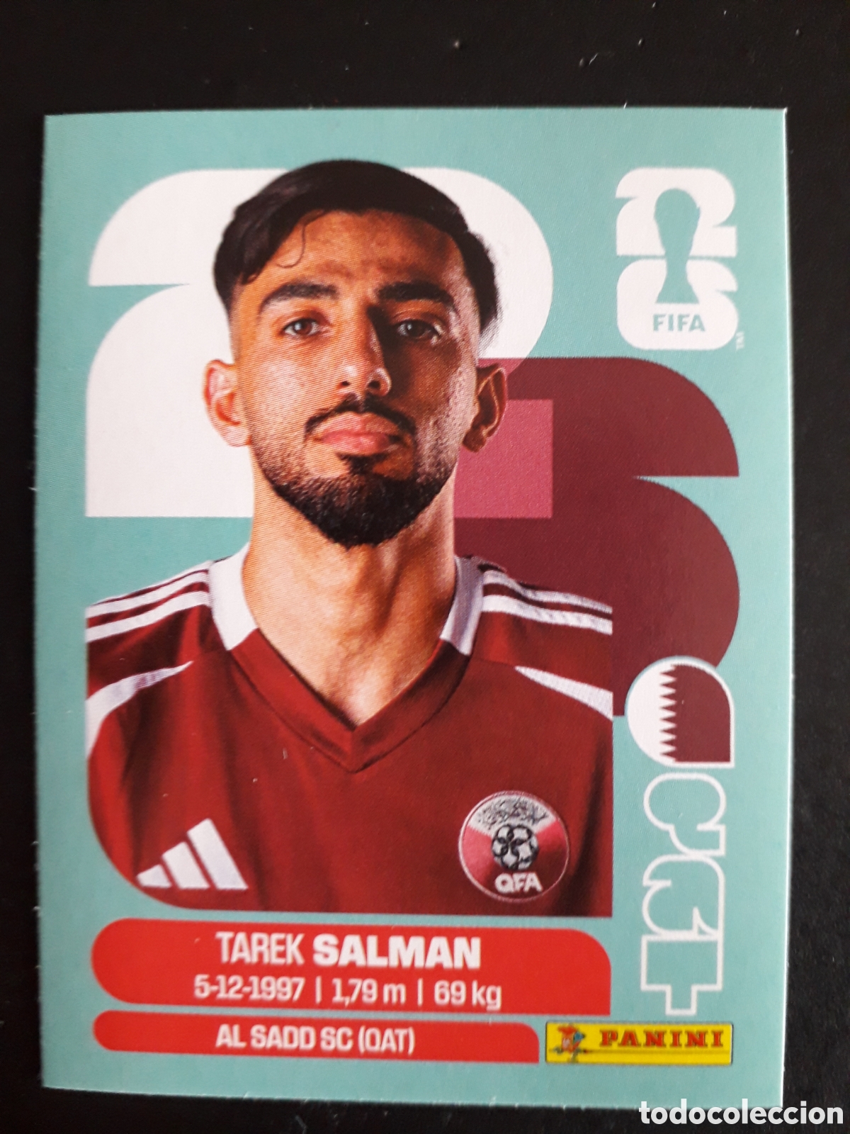 Cromos de F&uacute;tbol: SALMAN QATAR QAT 8 MUNDIAL F&Uacute;TBOL 2026 FIFA WORLD CUP PANINI SIN PEGAR PEDIDO M&Iacute;NIMO 3&euro;