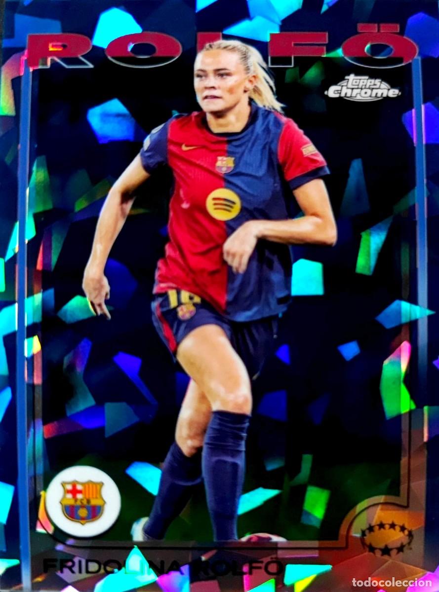 Cromos de F&uacute;tbol: 96 Fridolina Rolfo - FC Barcelona - Topps UWCL Chrome Sapphire Edition 2024 2025 24 25