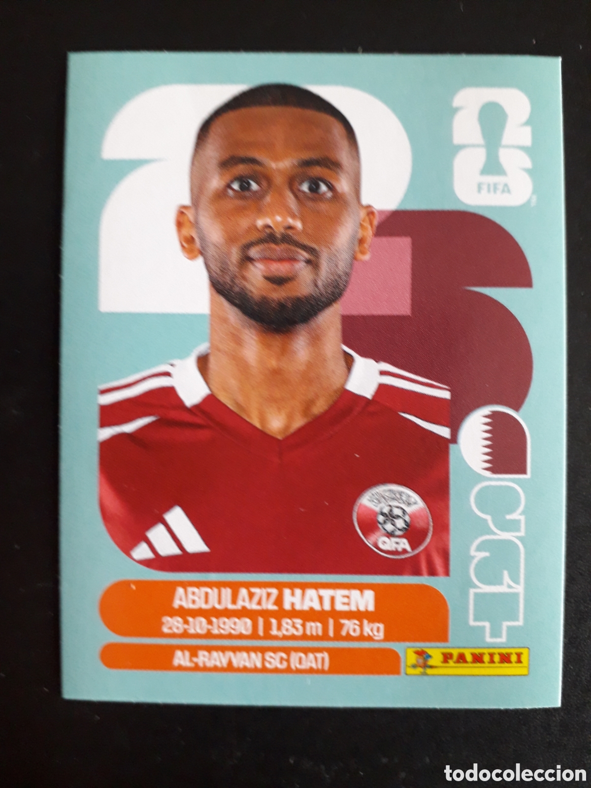 Cromos de F&uacute;tbol: HATEM QATAR QAT 15 MUNDIAL F&Uacute;TBOL 2026 FIFA WORLD CUP PANINI SIN PEGAR PEDIDO M&Iacute;NIMO 3&euro;