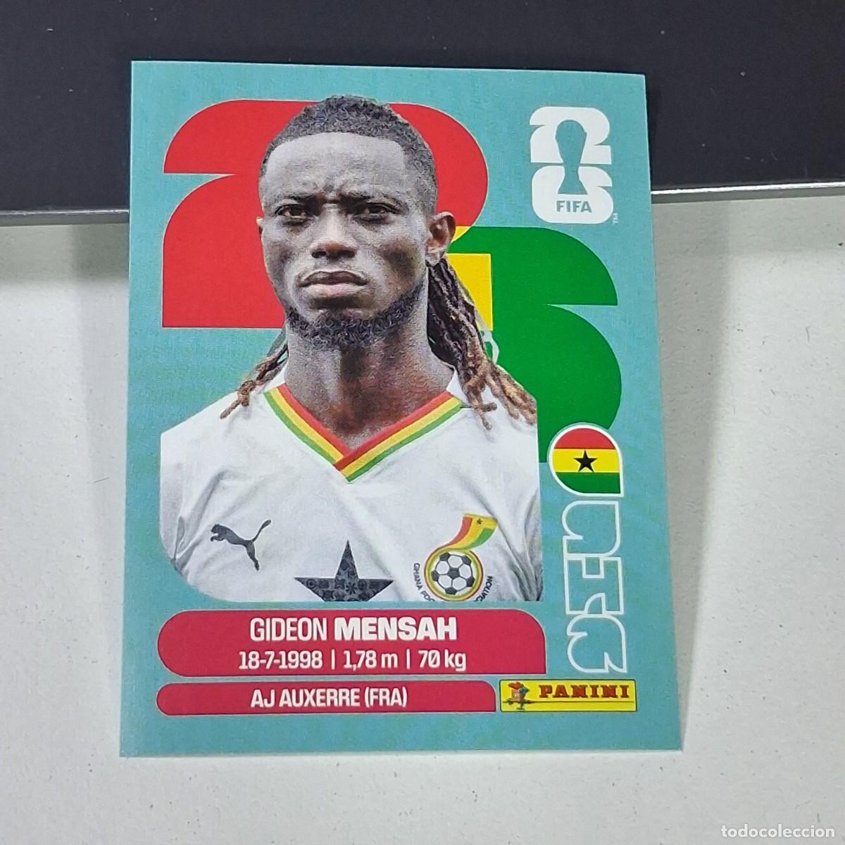 Cromos de F&uacute;tbol: B19 GHA7 GIDEON MENSAH 7 GHANA GHA MUNDIAL FIFA WORLD CUP 2026 STICKER PANINI