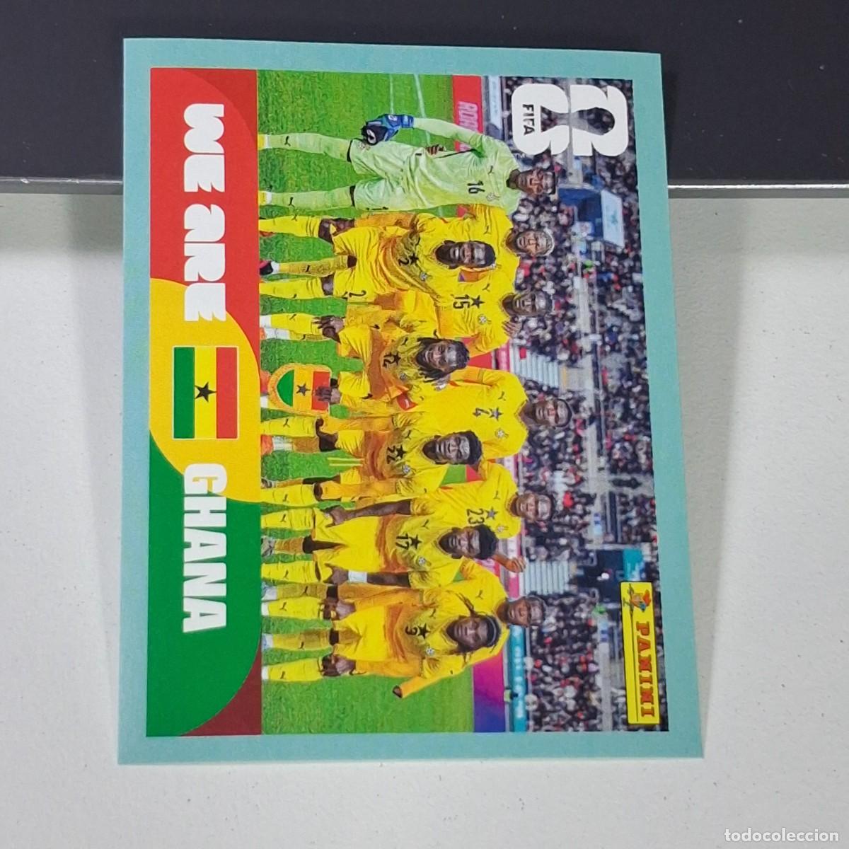 Football Stickers: B19 GHA 13 GHA13 PLANTILLA EQUIPO TEAM GHANA GHA MUNDIAL FIFA WORLD CUP 2026 STICKER PANINI