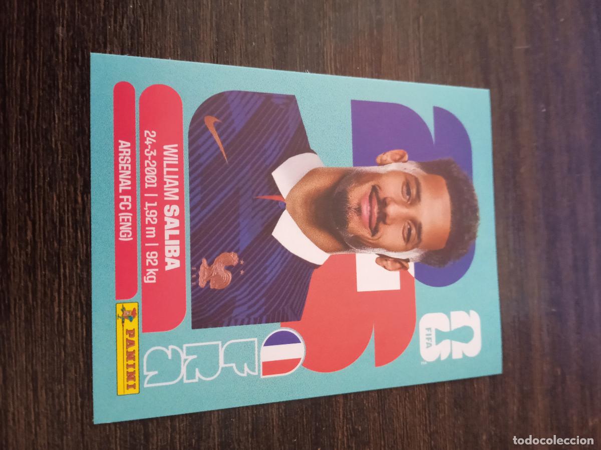 Football Stickers: Cromo Mundial Futbol 2026 Panini canada usa Mexico Francia William Saliba FRA 4