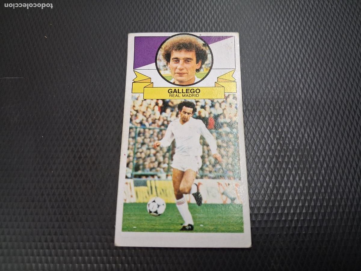 Football Stickers: CROMO ALBUM ESTE LIGA REAL MADRID GALLEGO VERSION SIN PUBLICIDAD 1985 1986 85 86