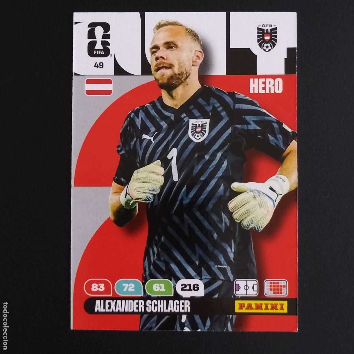 Football Stickers: 49 ALEXANDER SCHLAGER AUSTRIA CROMOS ADRENALYN XL MUNDIAL 26 2026 FIFA WORLD CUP PANINI