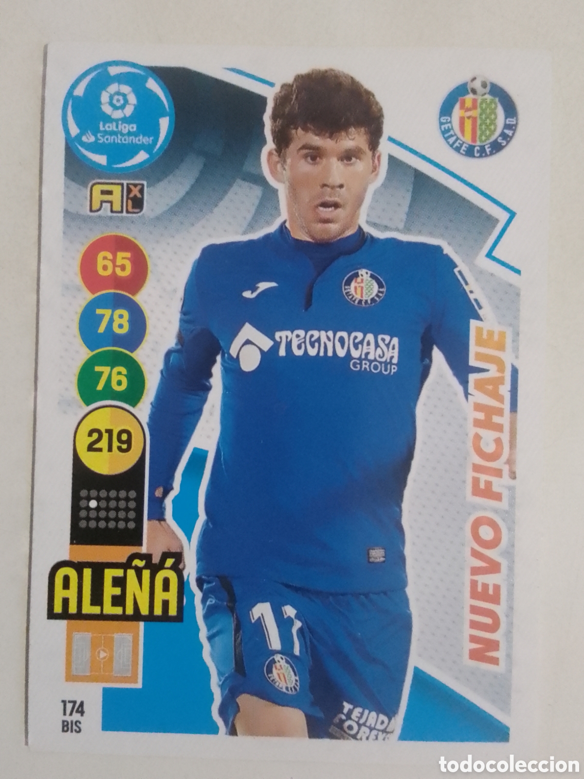 Football Stickers: Adrenalyn XL 2020-21 n&deg; 174 BIS Ale&ntilde;a &bull; Getafe. NUEVO FICHAJE.
