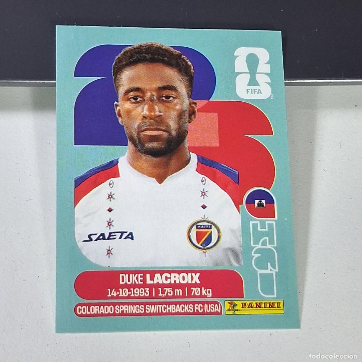 Football Stickers: B19 HAI7 HAI 7 LACROIX DUKE HAITI HAI MUNDIAL FIFA WORLD CUP 2026 STICKER PANINI