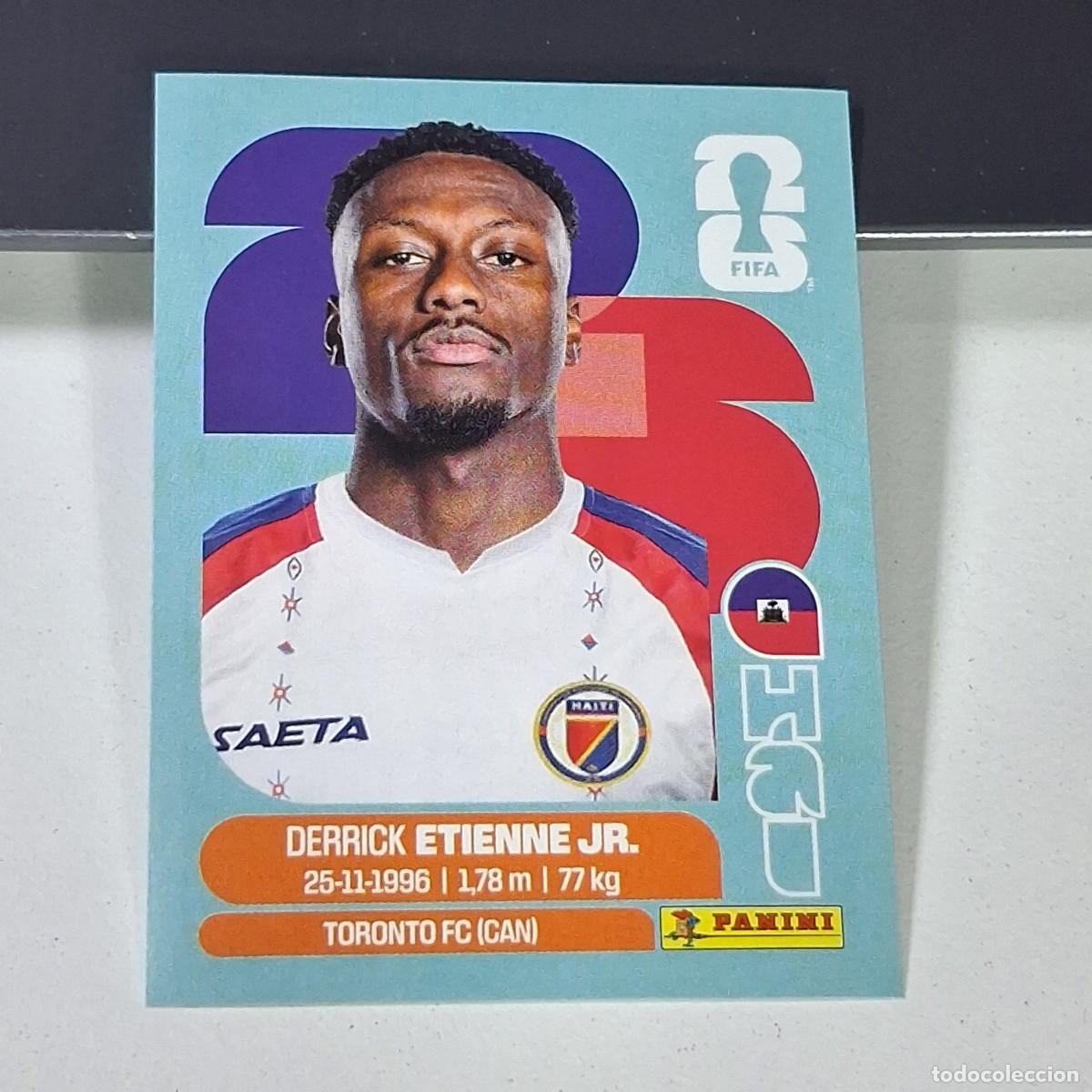 Cromos de F&uacute;tbol: B19 HAI15 HAI 15 ETIENNE JR. DERRICK HAITI HAI MUNDIAL FIFA WORLD CUP 2026 STICKER PANINI