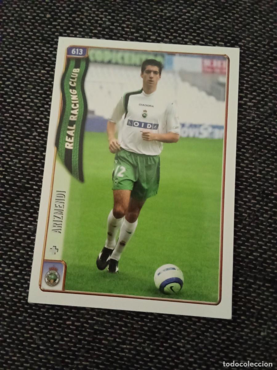 Cromos de F&uacute;tbol: 613 arizmendi Racing las fichas de la liga 2005