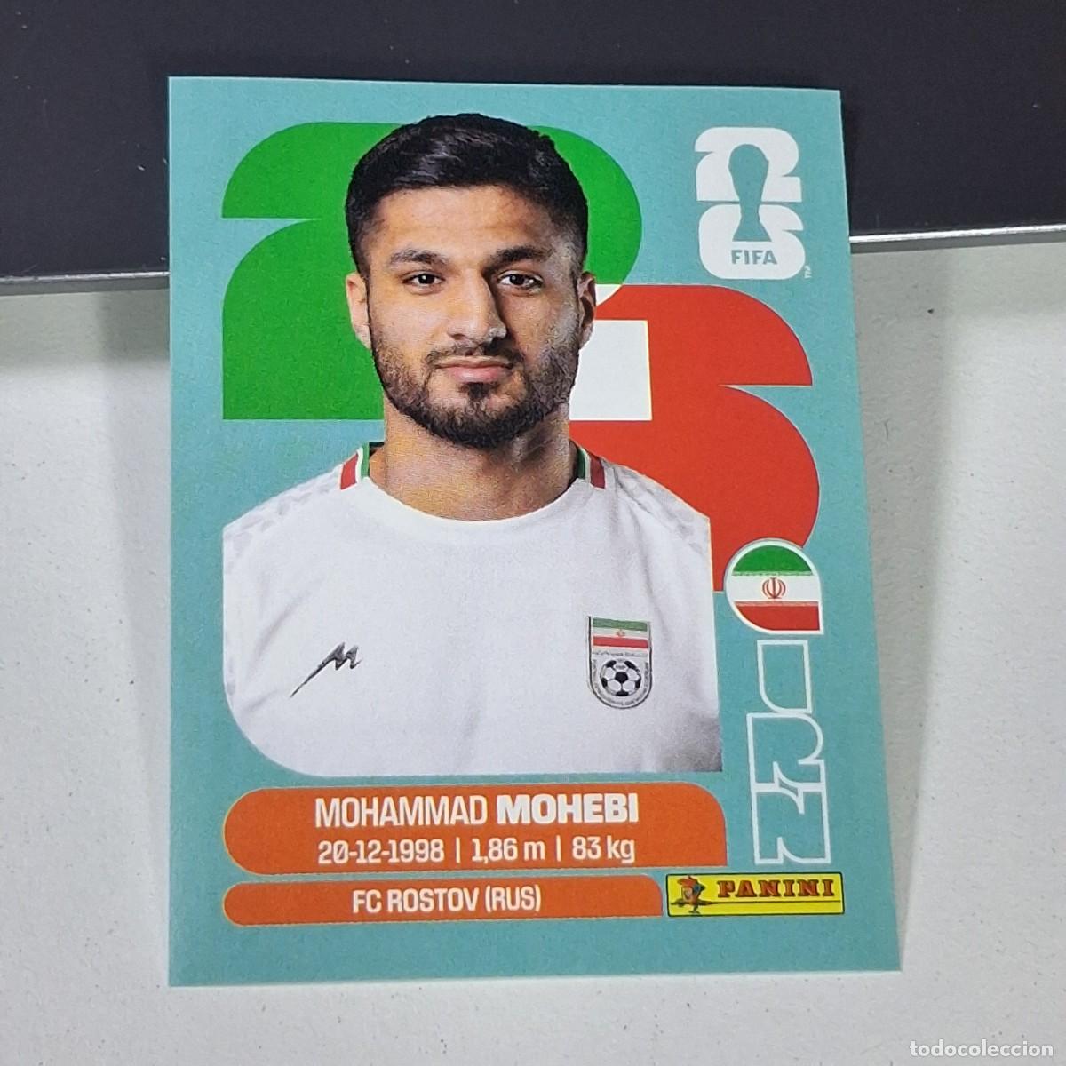 Fu&szlig;ball-Sticker: B19 IRN16 MOHAMMAD MOHEBI 16 IR&Aacute;N IRAO IRN MUNDIAL FIFA WORLD CUP 2026 STICKER PANINI