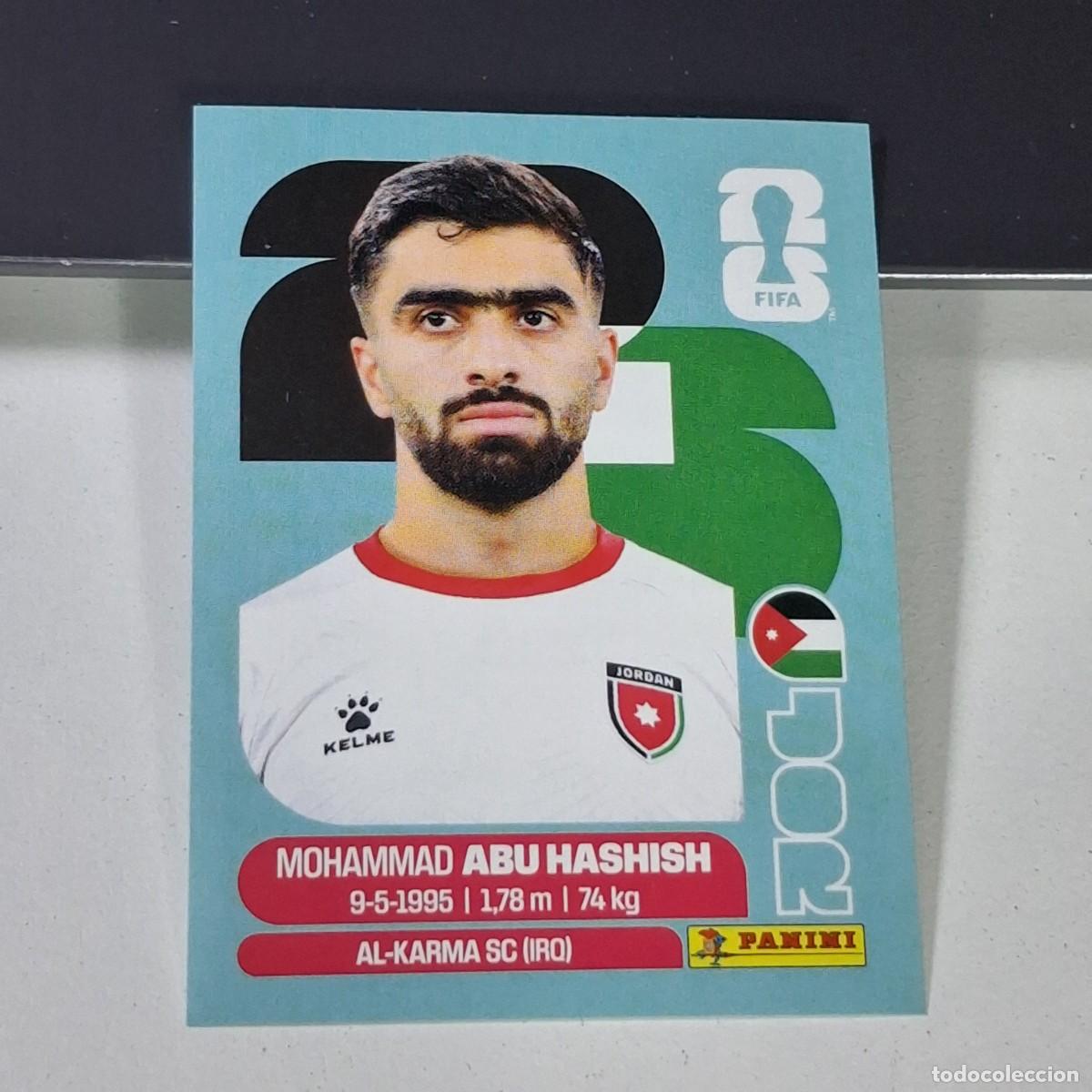 Cromos de F&uacute;tbol: B19 JOR 4 JOR4 MOHAMMAD ABU HASHISH JORDANIA JOR MUNDIAL FIFA WORLD CUP 2026 STICKER PANINI