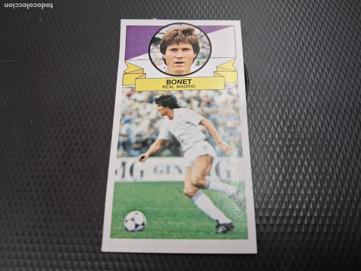 Cromos de F&uacute;tbol: CROMO ALBUM ESTE LIGA REAL MADRID BONET VERSION SIN PUBLICIDAD 1985 1986 85 86