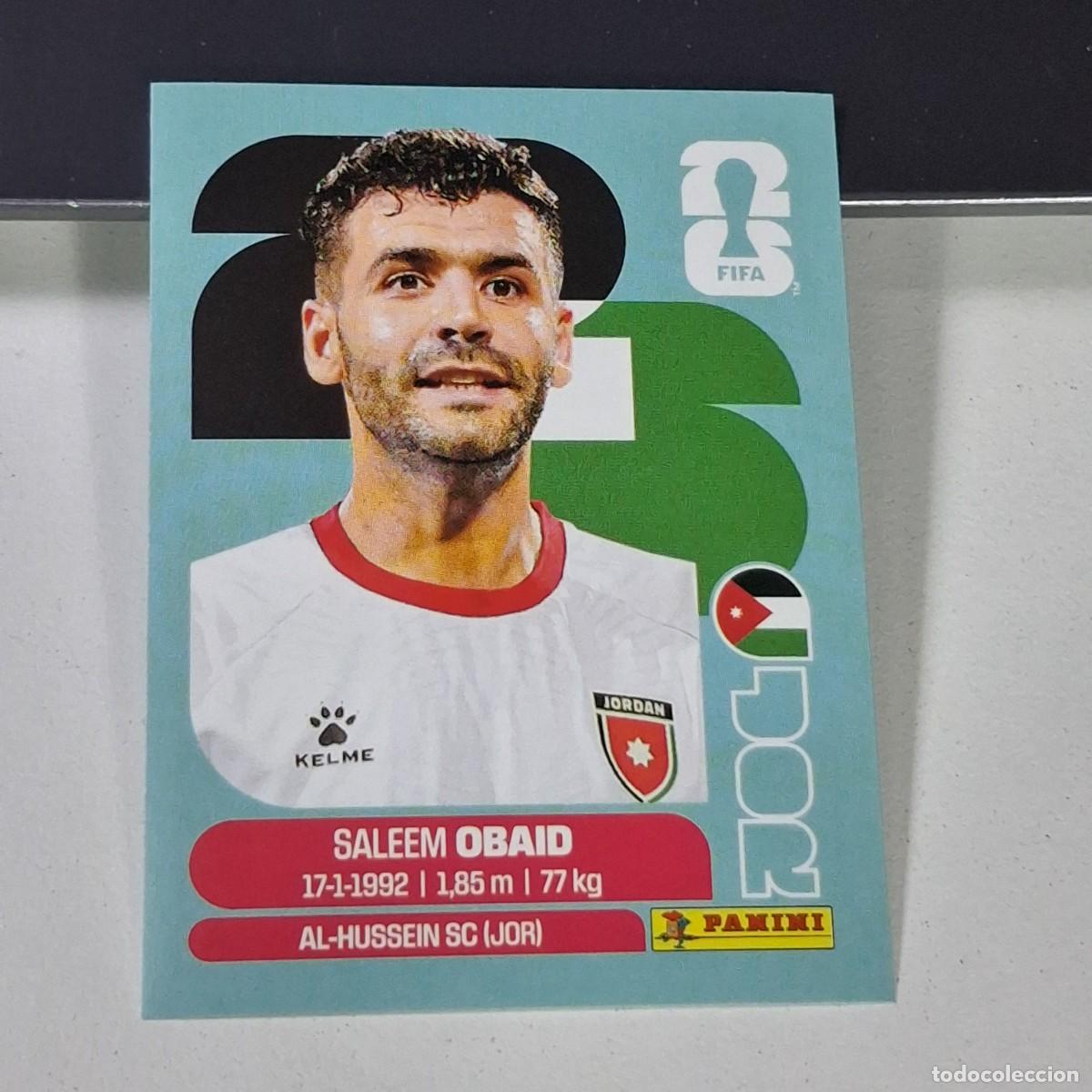 Cromos de F&uacute;tbol: B19 JOR7 SALEEM OBAID 7 JORDANIA JOR MUNDIAL FIFA WORLD CUP 2026 STICKER PANINI