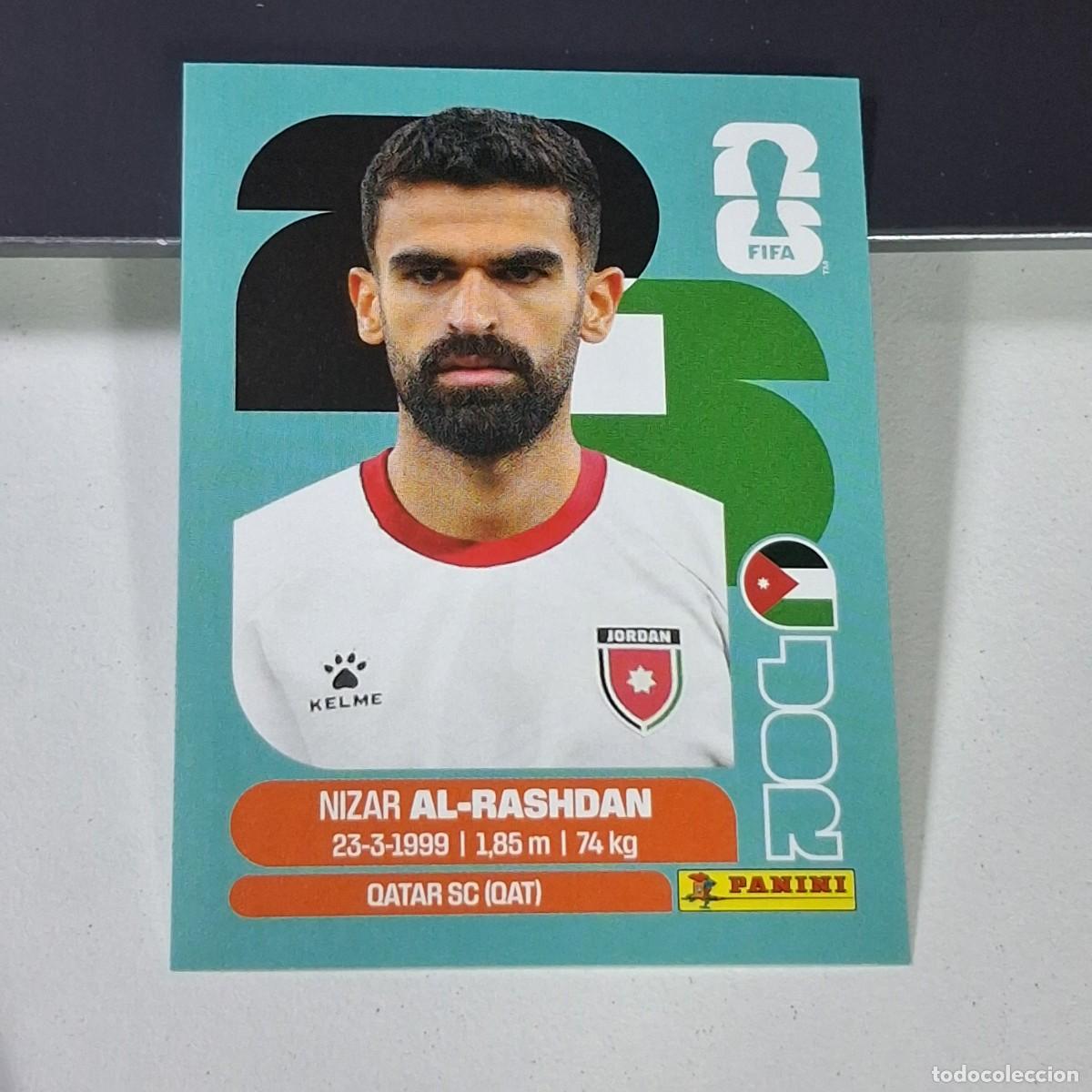 Cromos de F&uacute;tbol: B19 JOR 10 JOR10 NIZAR AL-RASHDAN JORDANIA JOR MUNDIAL FIFA WORLD CUP 2026 STICKER PANINI