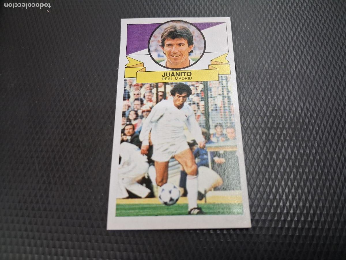 Cromos de F&uacute;tbol: CROMO ALBUM ESTE LIGA REAL MADRID JUANITO VERSION SIN PUBLICIDAD 1985 1986 85 86