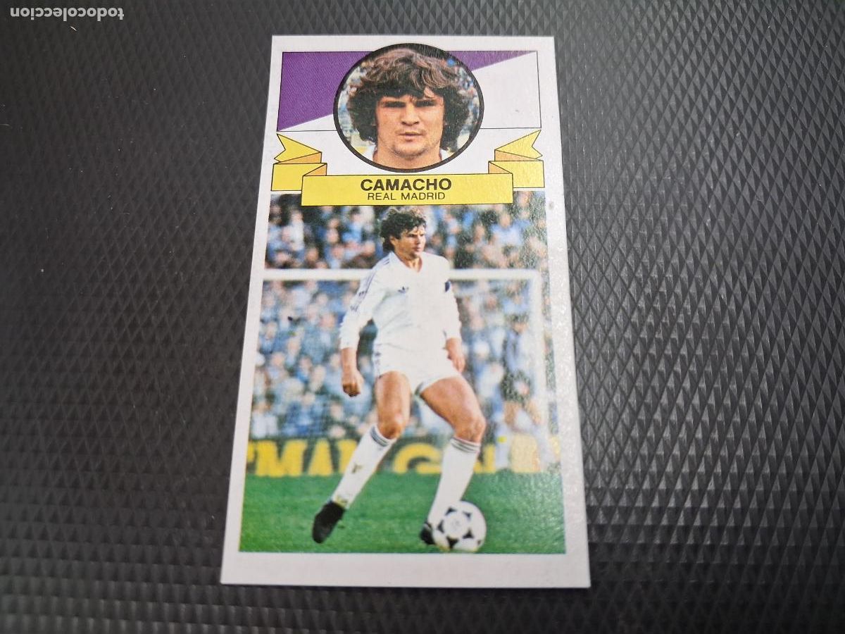Cromos de F&uacute;tbol: CROMO ALBUM ESTE LIGA REAL MADRID CAMACHO VERSION SIN PUBLICIDAD 1985 1986 85 86