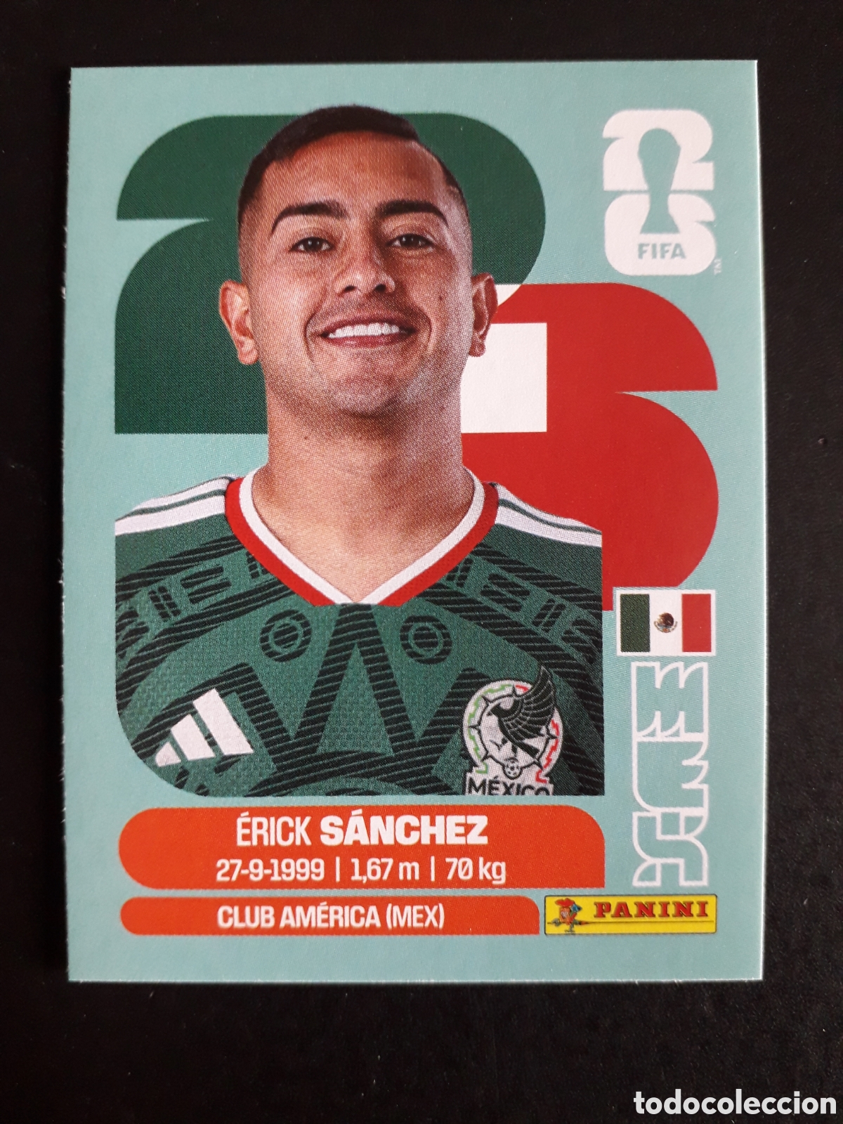 Cromos de F&uacute;tbol: S&Aacute;NCHEZ M&Eacute;XICO MEX 14 MUNDIAL F&Uacute;TBOL 2026 FIFA WORLD CUP PANINI SIN PEGAR PEDIDO M&Iacute;NIMO 3&euro;