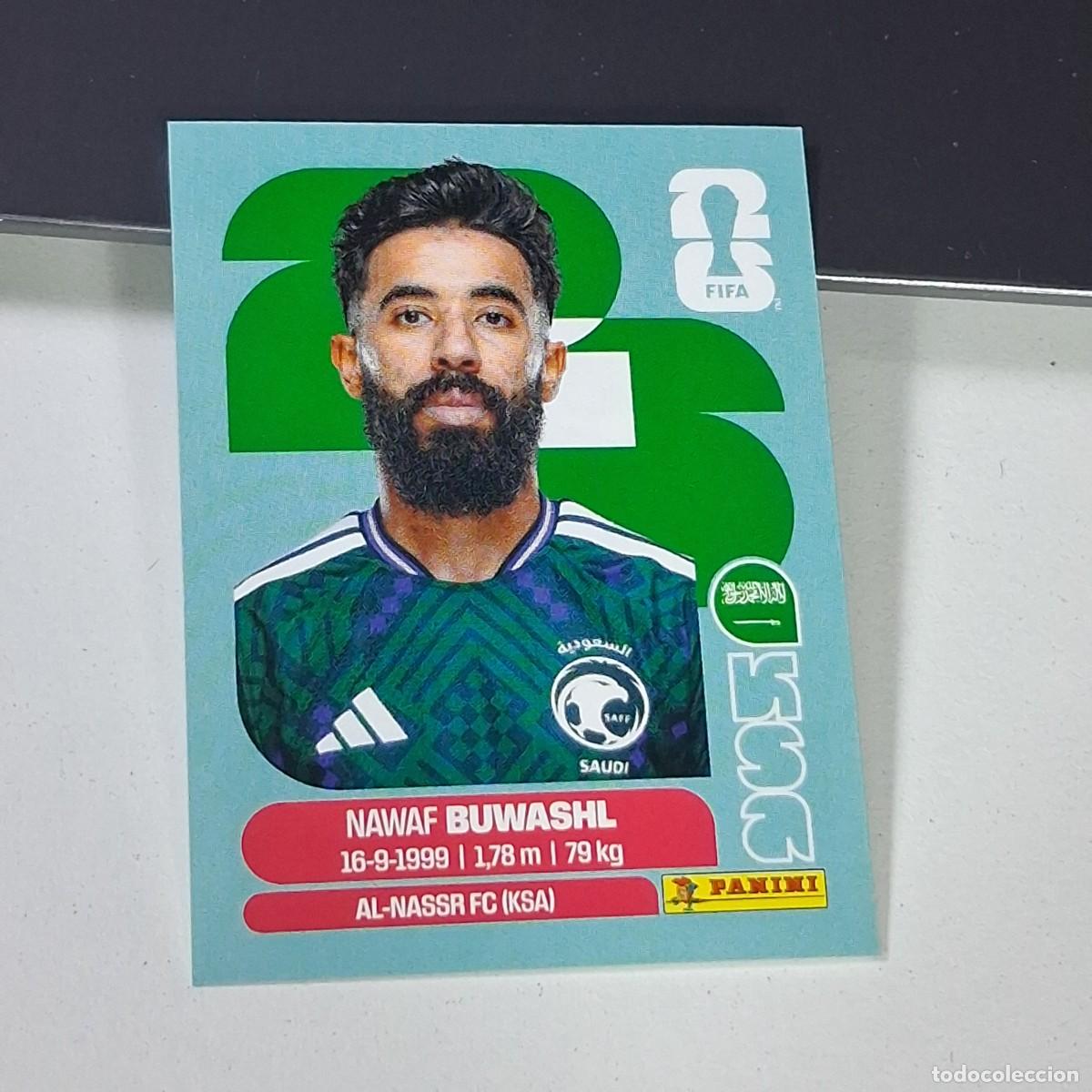 Cromos de F&uacute;tbol: B19 KSA 5 KSA5 NAWAF BUWASHL ARABIA SAUD&Iacute; KSA MUNDIAL FIFA WORLD CUP 2026 STICKER PANINI