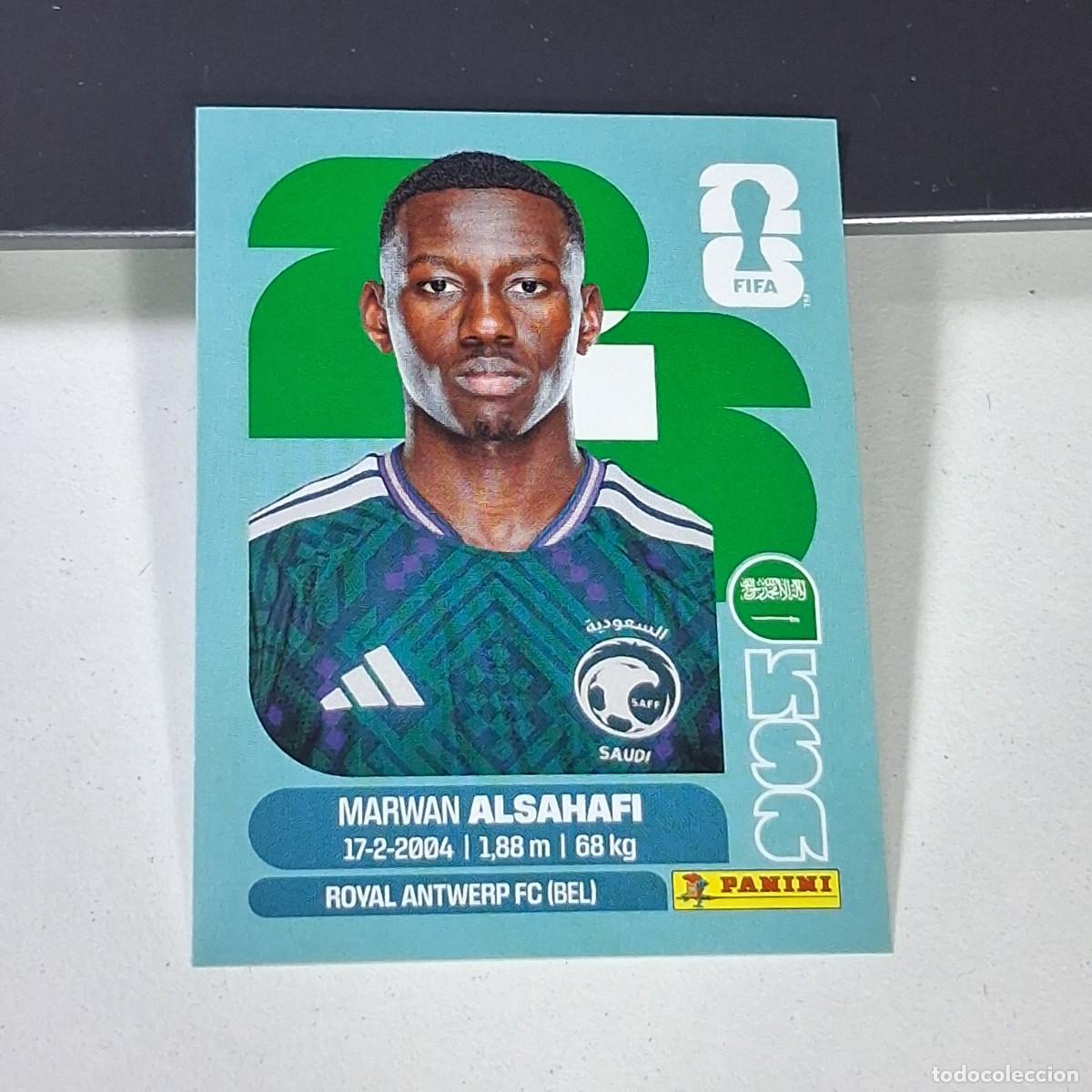 Cromos de F&uacute;tbol: B19 KSA15 MARWAN ALSAHAFI 15 ARABIA SAUD&Iacute; KSA MUNDIAL FIFA WORLD CUP 2026 STICKER PANINI