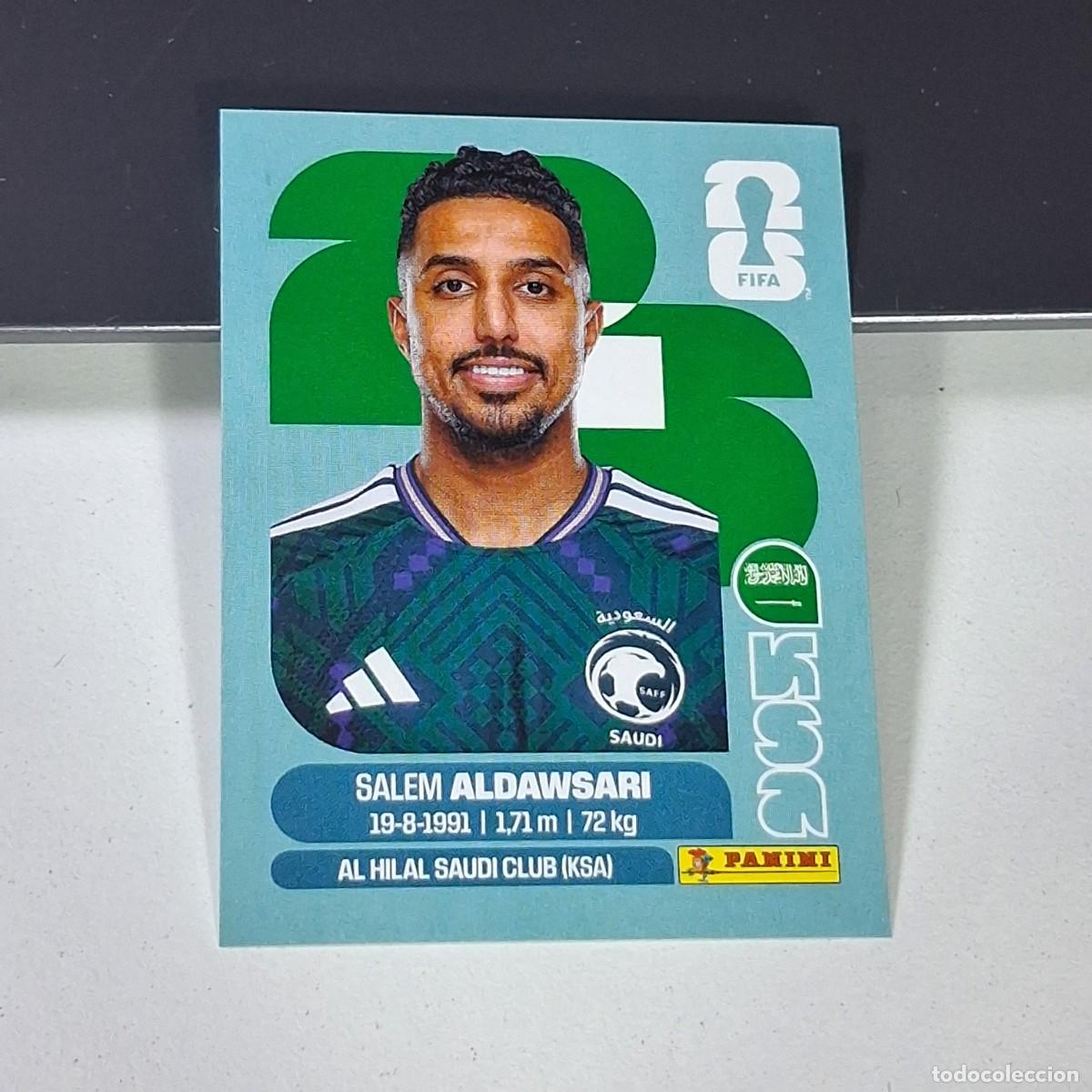 Cromos de F&uacute;tbol: B19 KSA 16 KSA16 SALEM ALDAWSARI ARABIA SAUD&Iacute; KSA MUNDIAL FIFA WORLD CUP 2026 STICKER PANINI
