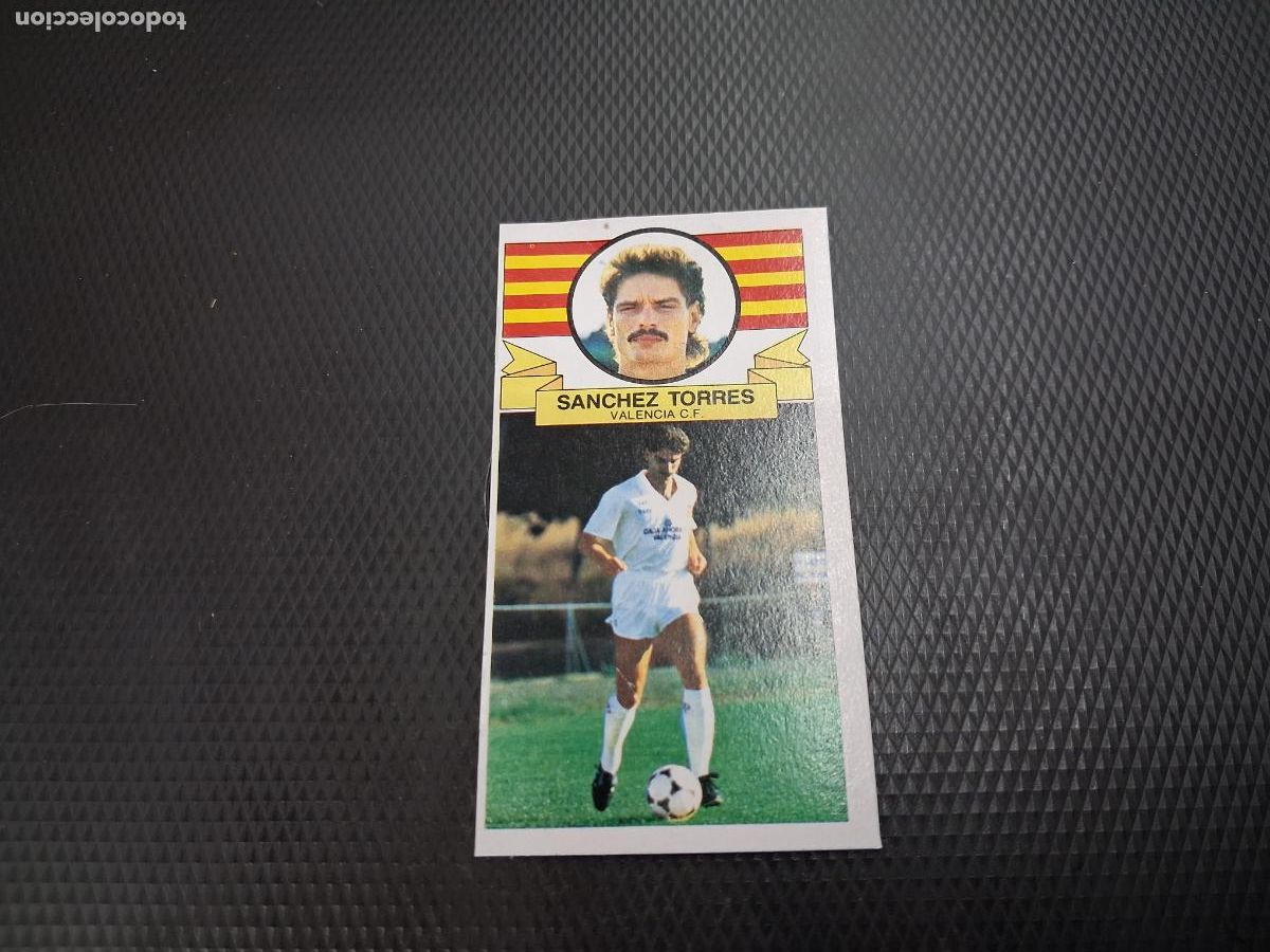 Fu&szlig;ball-Sticker: CROMO ALBUM ESTE LIGA COLOCA SANCHEZ TORRES VALENCIA 1985 1986 85 86