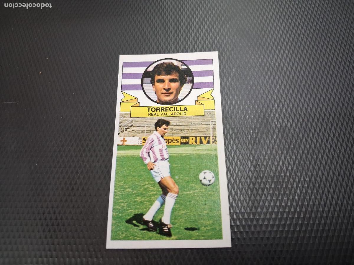 Fu&szlig;ball-Sticker: CROMO ALBUM ESTE LIGA COLOCA TORRECILLA VALLADOLID 1985 1986 85 86