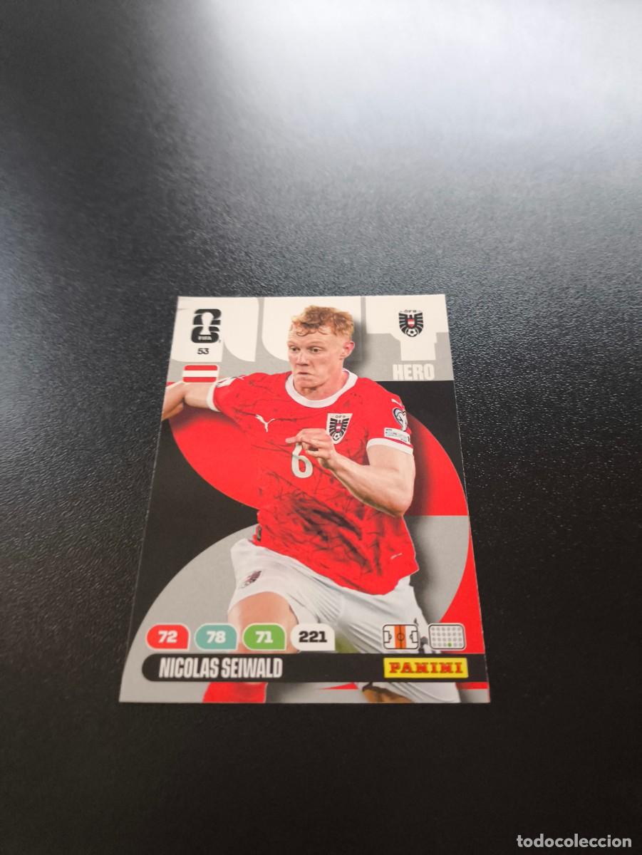 Cromos de Futebol: 53 Nicolas Seiwald AUSTRIA ADRENALYN MUNDIAL FIFA WORLD CUP 2026 PANINI