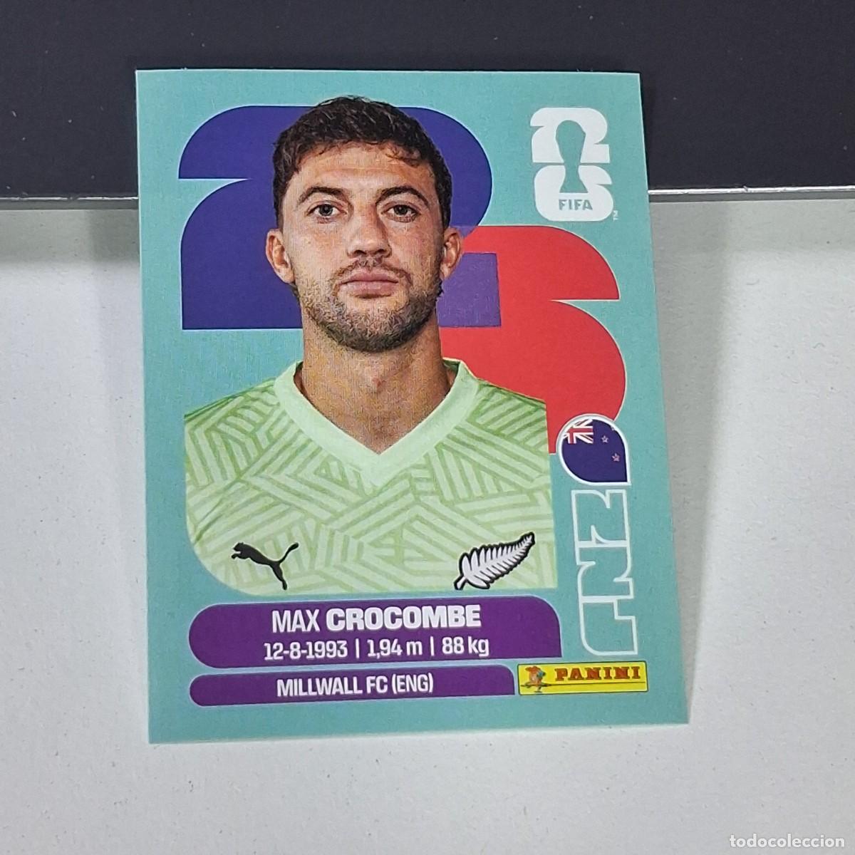 Cromos de Futebol: B19 NZL 2 NZL2 MAX CROCOMBE NUEVA ZELANDA NZL NEW ZEALAND MUNDIAL FIFA WORLD CUP 2026 STICKER PANINI