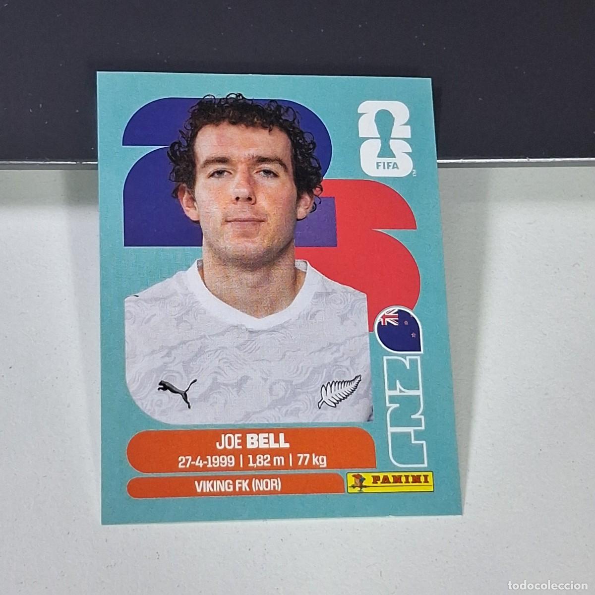 Fu&szlig;ball-Sticker: B19 NZL 10 NZL10 JOE BELL NUEVA ZELANDA NZL NEW ZEALAND MUNDIAL FIFA WORLD CUP 2026 STICKER PANINI