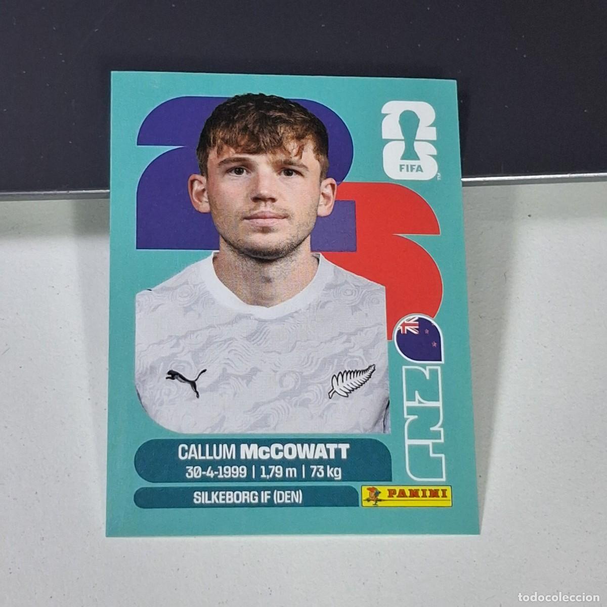 Fu&szlig;ball-Sticker: B19 NZL19 CALLUM MCCOWATT 1 NUEVA ZELANDA NZL NEW ZEALAND MUNDIAL FIFA WORLD CUP 2026 STICKER PANIN