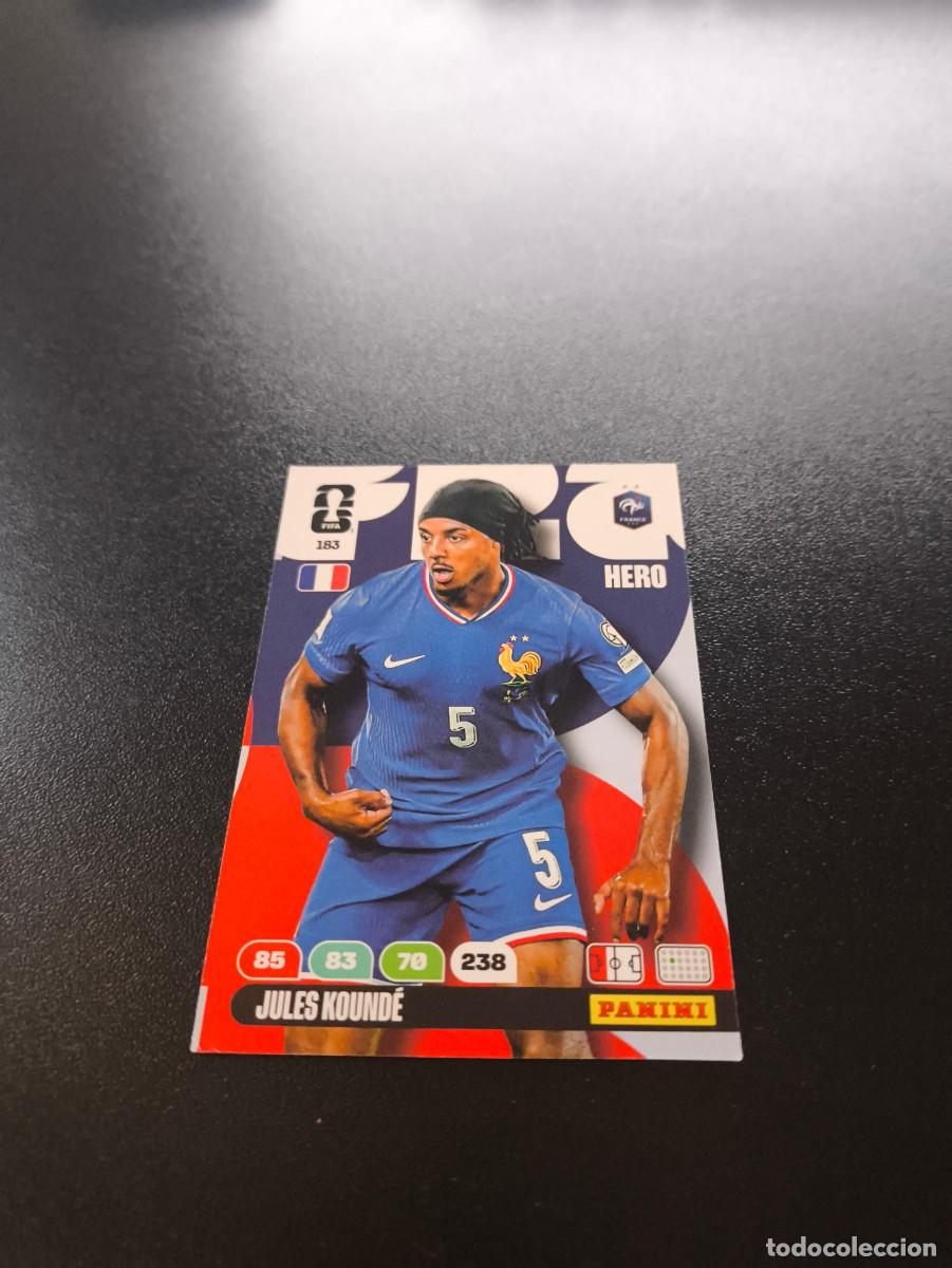 Fu&szlig;ball-Sticker: 183 Jules Kound&eacute; FRANCIA ADRENALYN MUNDIAL FIFA WORLD CUP 2026 PANINI
