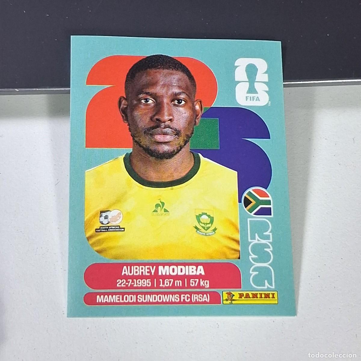 Fu&szlig;ball-Sticker: B19 RSA4 AUBREY MODIBA 4 SUD&Aacute;FRICA RSA SOUTH AFRIKA MUNDIAL FIFA WORLD CUP 2026 STICKER PANINI