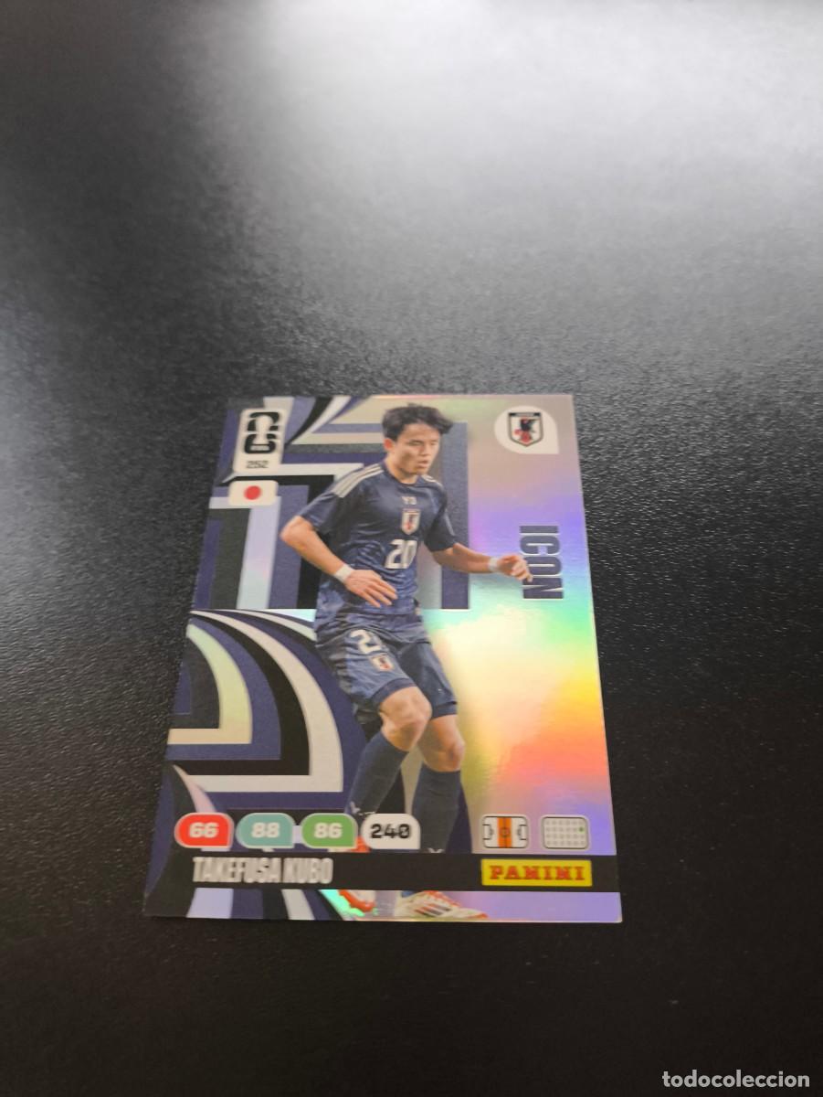Football Stickers: 252 Takefusa Kubo ICON JAPON ADRENALYN MUNDIAL FIFA WORLD CUP 2026 PANINI