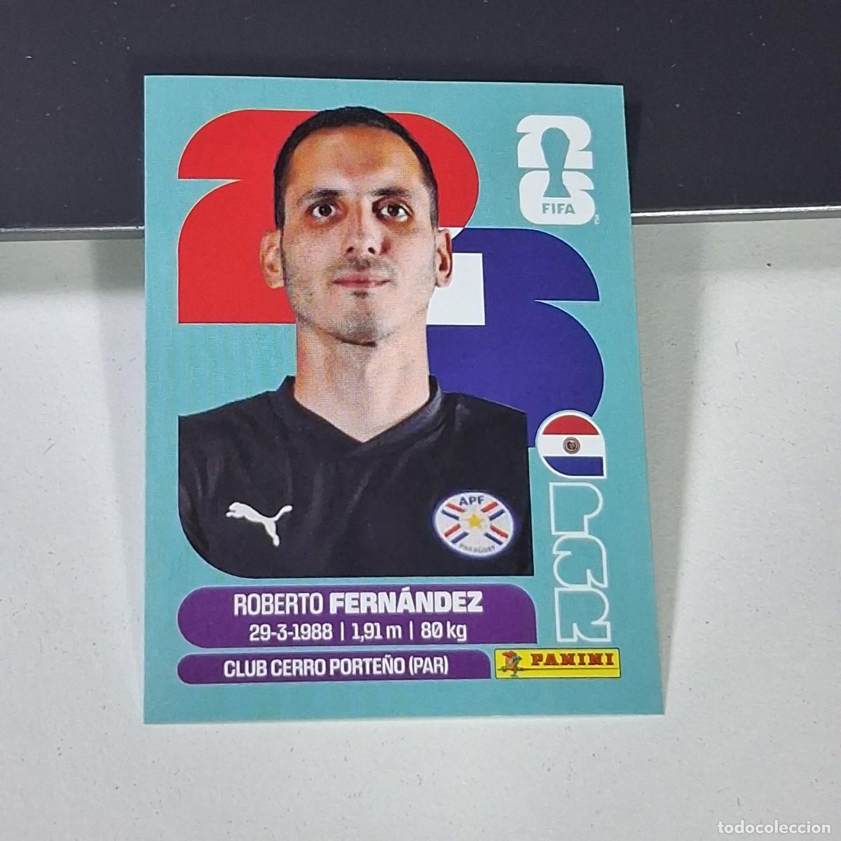 Football Stickers: B19 PAR 2 PAR2 ROBERTO FERNANDEZ PARAGUAY MUNDIAL FIFA WORLD CUP 2026 STICKER PANINI