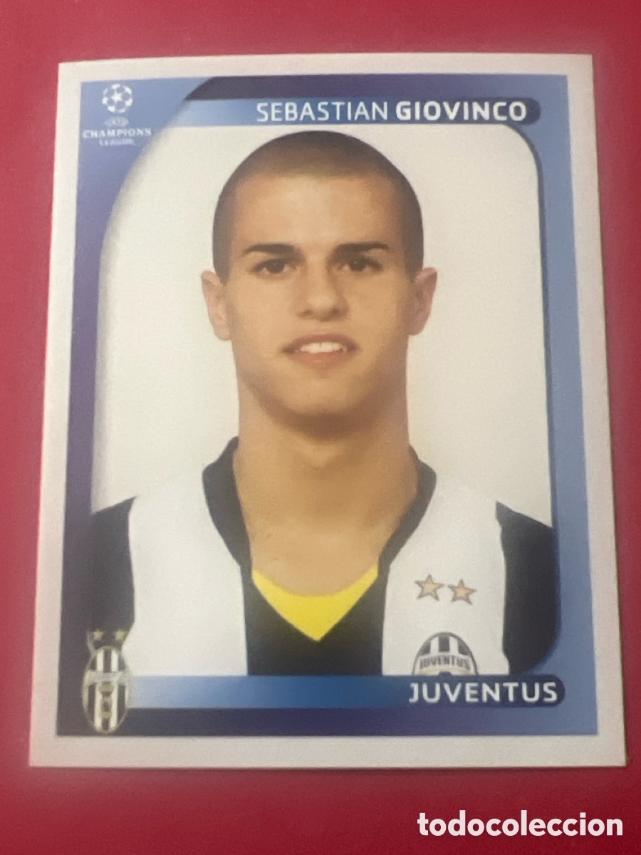 Figurine di Calcio: C4283. 327 CHAMPIONS LEAGUE 08 09 PANINI SEBASTIAN GIOVINCO - JUVENTUS - 2008 2009 UCL UEFA