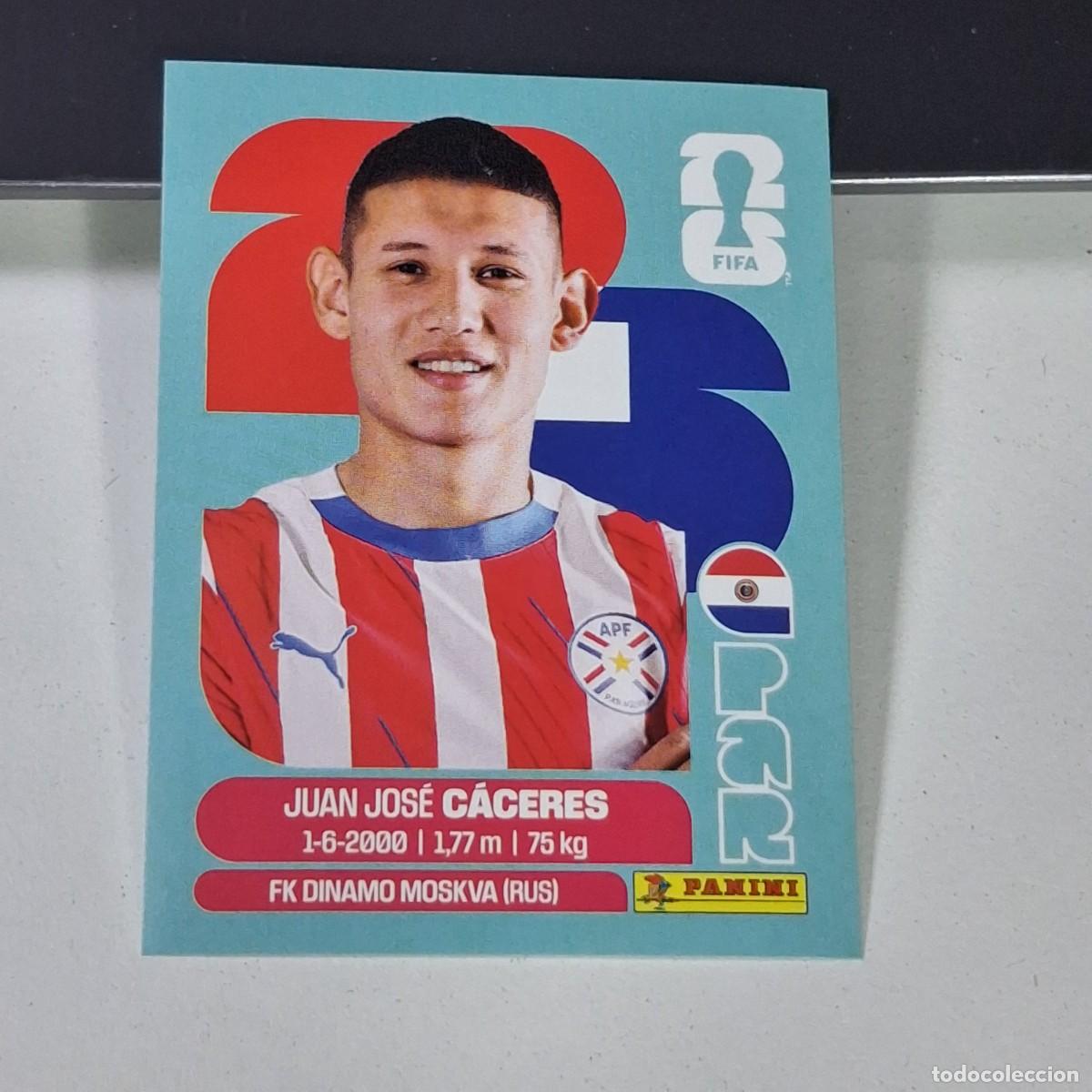 Figurine di Calcio: B19 PAR6 JUAN JOS&Eacute; C&Aacute;CERES 6 PARAGUAY PAR MUNDIAL FIFA WORLD CUP 2026 STICKER PANINI