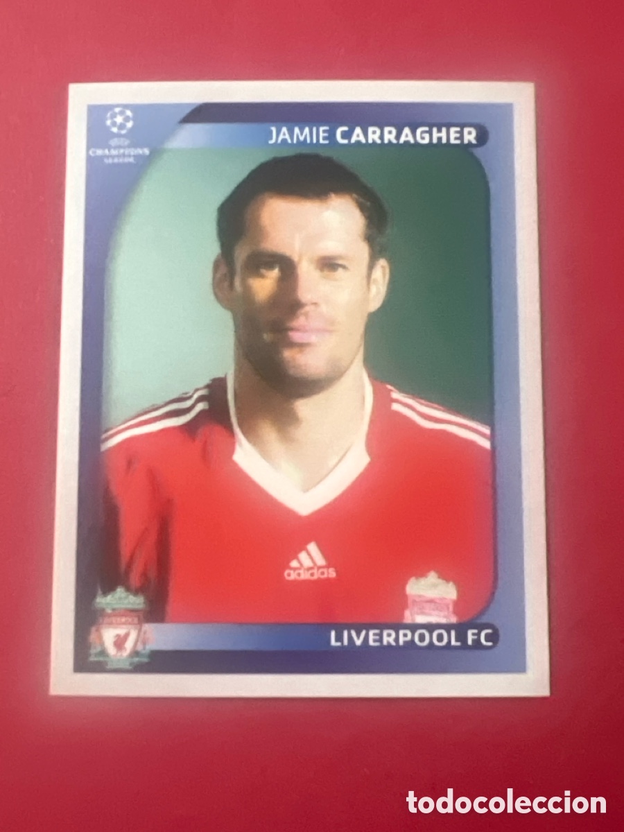 Figurine di Calcio: C4285. 335 CHAMPIONS LEAGUE 08 09 PANINI JAMIE CARRAGHER - LIVERPOOL FC - 2008 2009 UCL UEFA