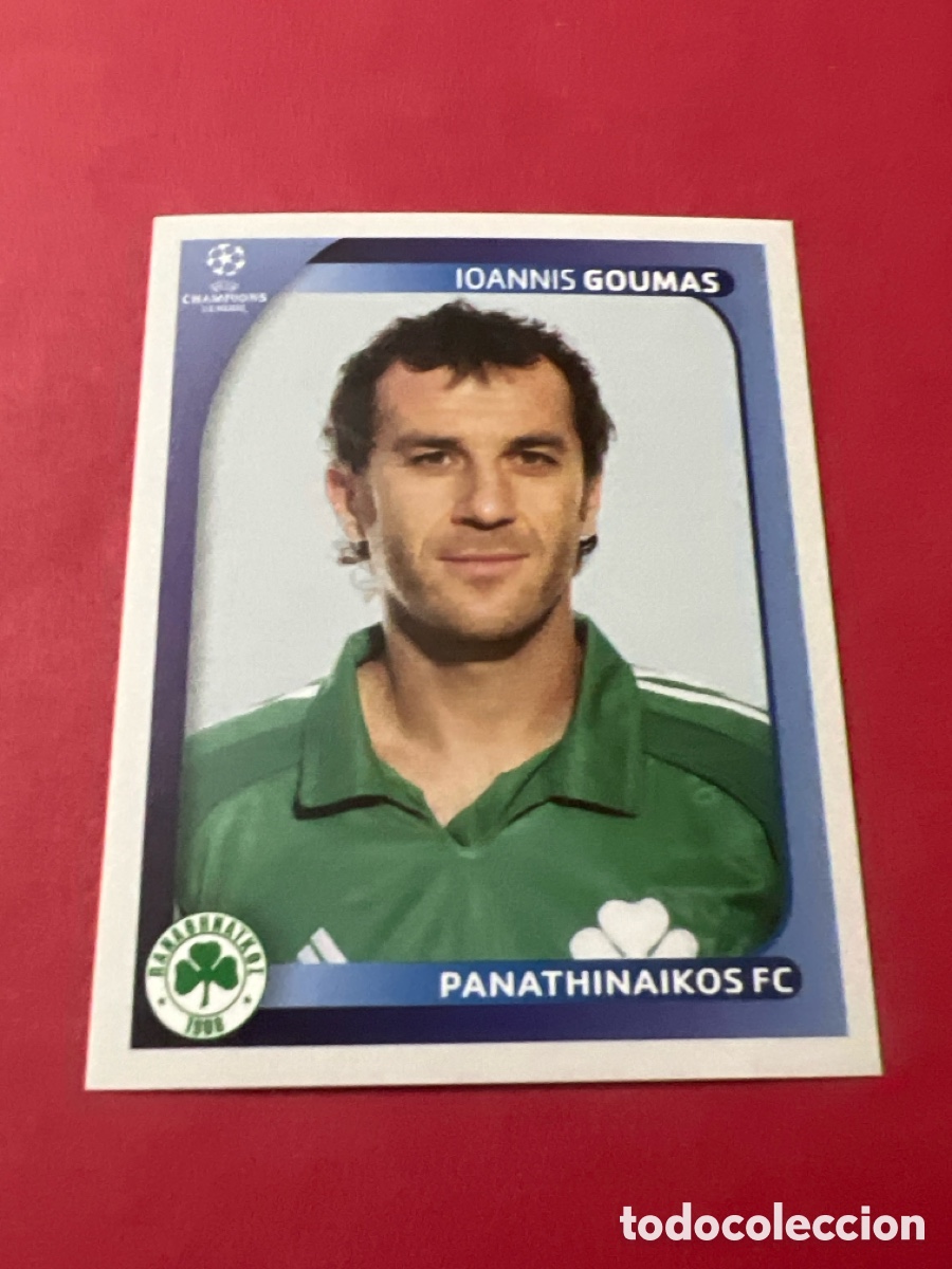 Figurine di Calcio: C4287. 388 CHAMPIONS LEAGUE 08 09 PANINI IOANNIS GOUMAS - PANATHINAIKOS FC - 2008 2009 UCL UEFA