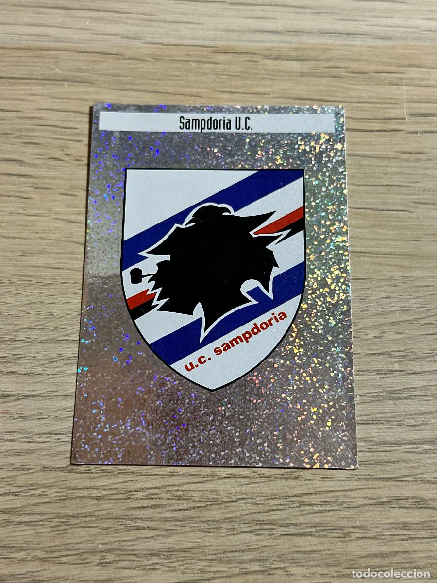 Fu&szlig;ball-Sticker: ESCUDO n&ordm; T SAMPDORIA LOS MEJORES EQUIPOS DE EUROPA 97 98 SIN PEGAR NUNCA PEGADO