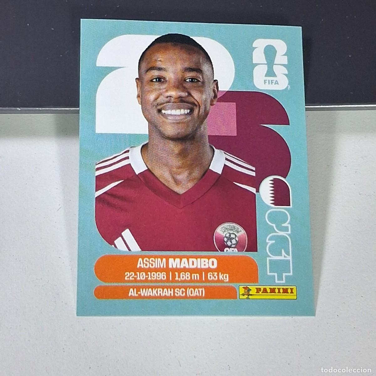 Cromos de F&uacute;tbol: B19 QAT11 ASSIM MADIBO 11 QATAR CATAR QAT MUNDIAL FIFA WORLD CUP 2026 STICKER PANINI