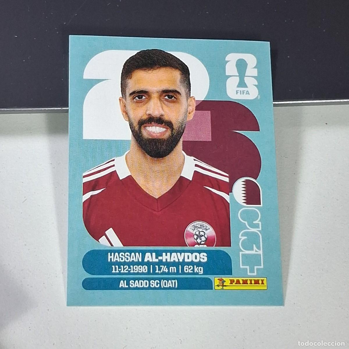 Cromos de F&uacute;tbol: B19 QAT16 HASSAN AL-HAYDOS 16 QATAR CATAR QAT MUNDIAL FIFA WORLD CUP 2026 STICKER PANINI