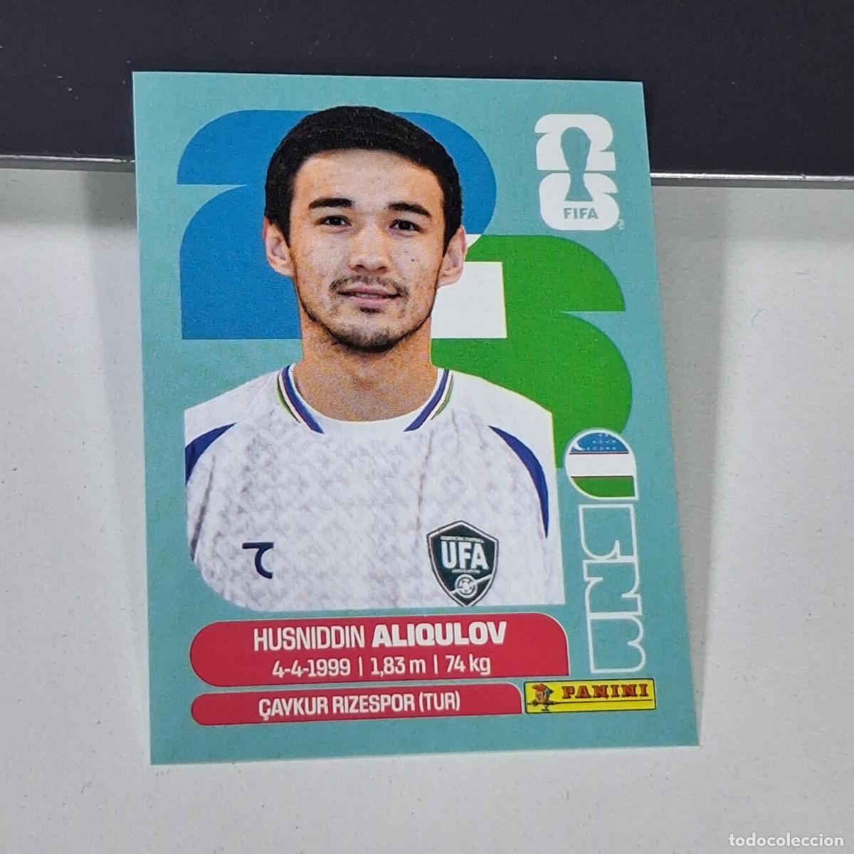 Cromos de F&uacute;tbol: B19 UZB6 HUSNIDDIN ALIQULOV 6 UZBEKIST&Aacute;N UZB MUNDIAL FIFA WORLD CUP 2026 STICKER PANINI