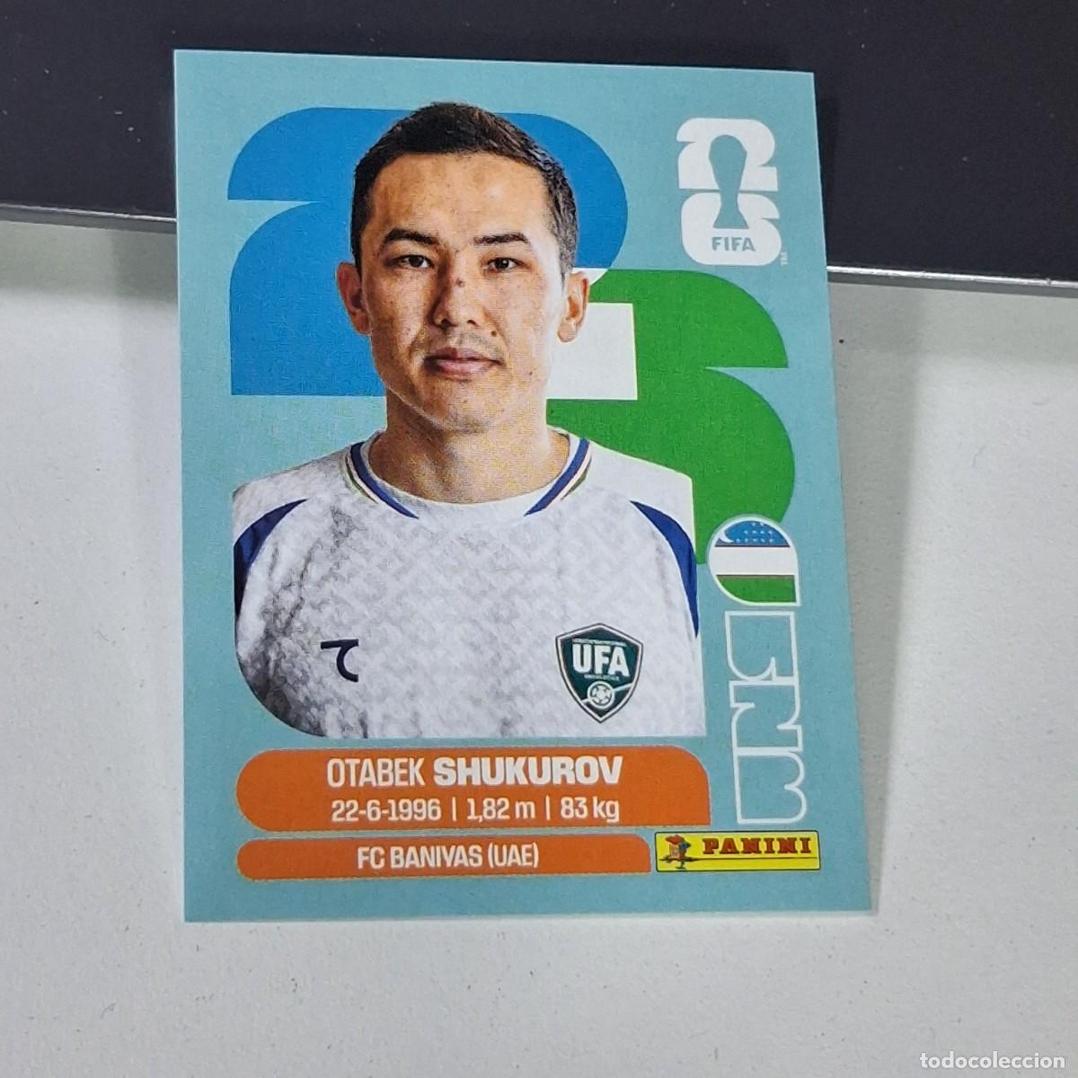 Cromos de F&uacute;tbol: B19 UZB11 OTABEK SHUKUROV 11 UZBEKIST&Aacute;N UZB MUNDIAL FIFA WORLD CUP 2026 STICKER PANINI