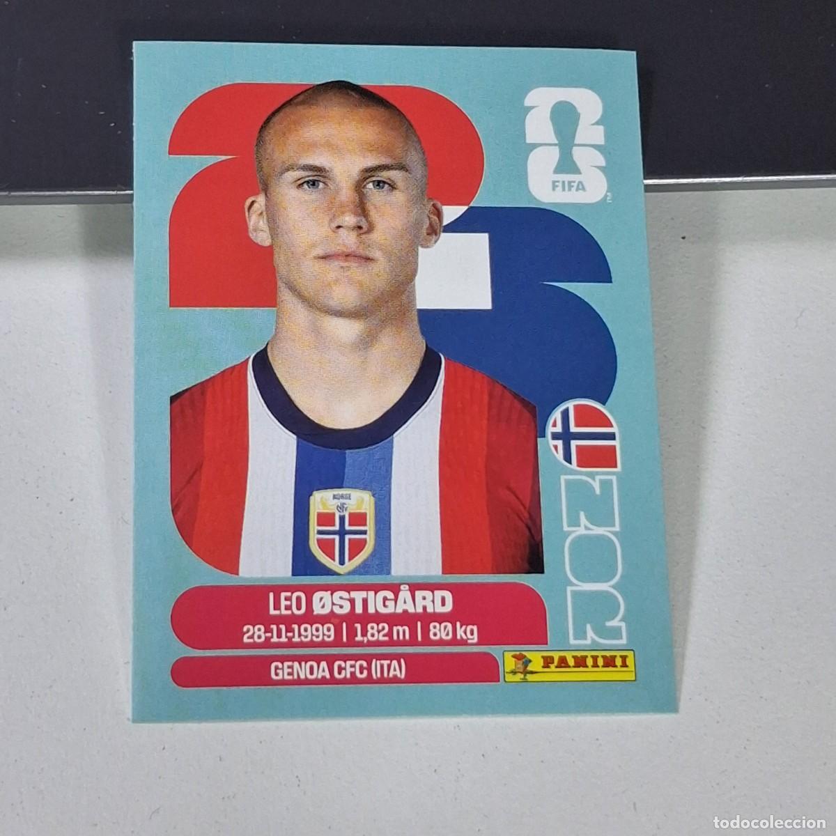 Cromos de F&uacute;tbol: B19 NOR 4 NOR4 LEO OSTIGARD NORUEGA NORWAY NOR MUNDIAL FIFA WORLD CUP 2026 STICKER PANINI